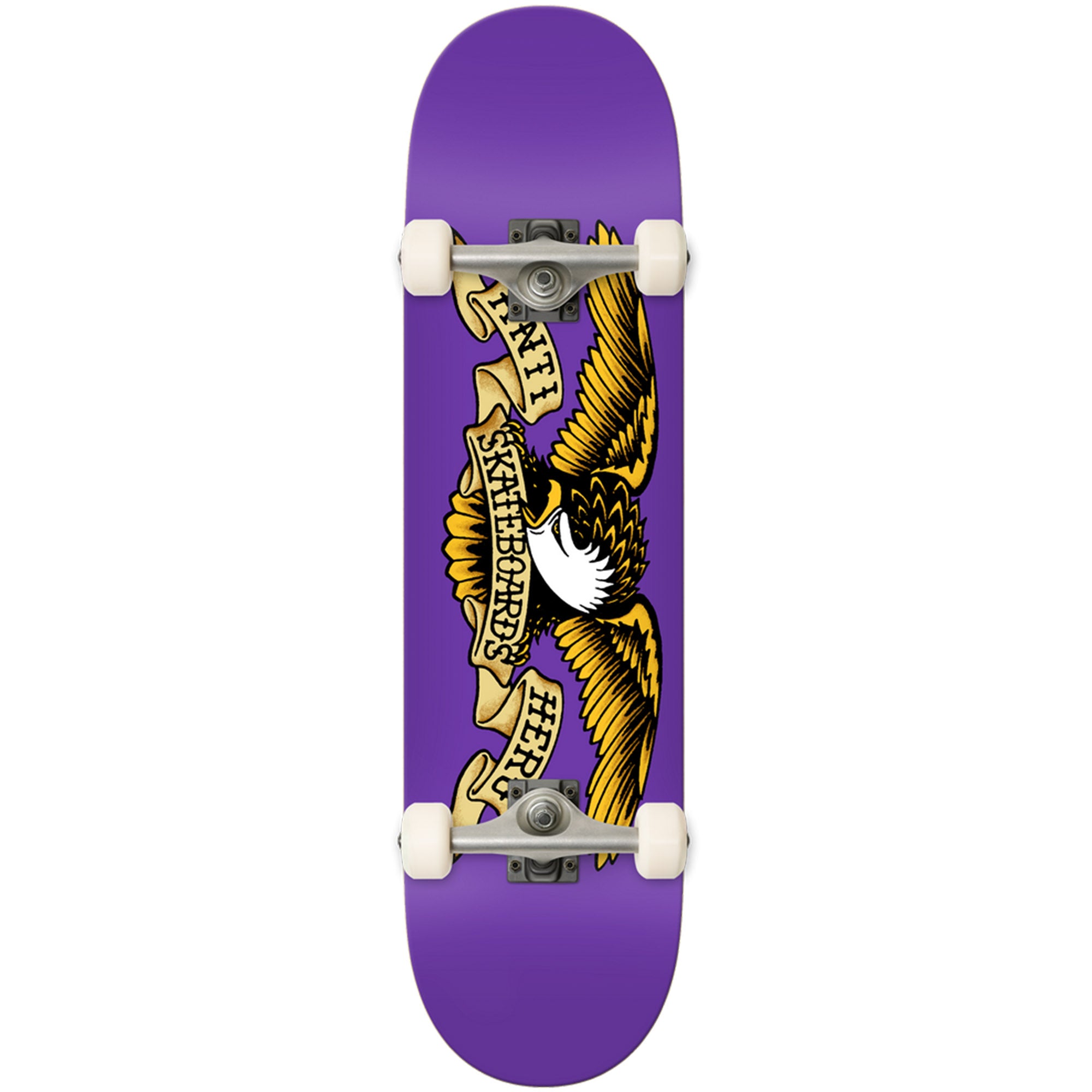 Antihero Classic Eagle Purple Complete Skateboard 7.3"