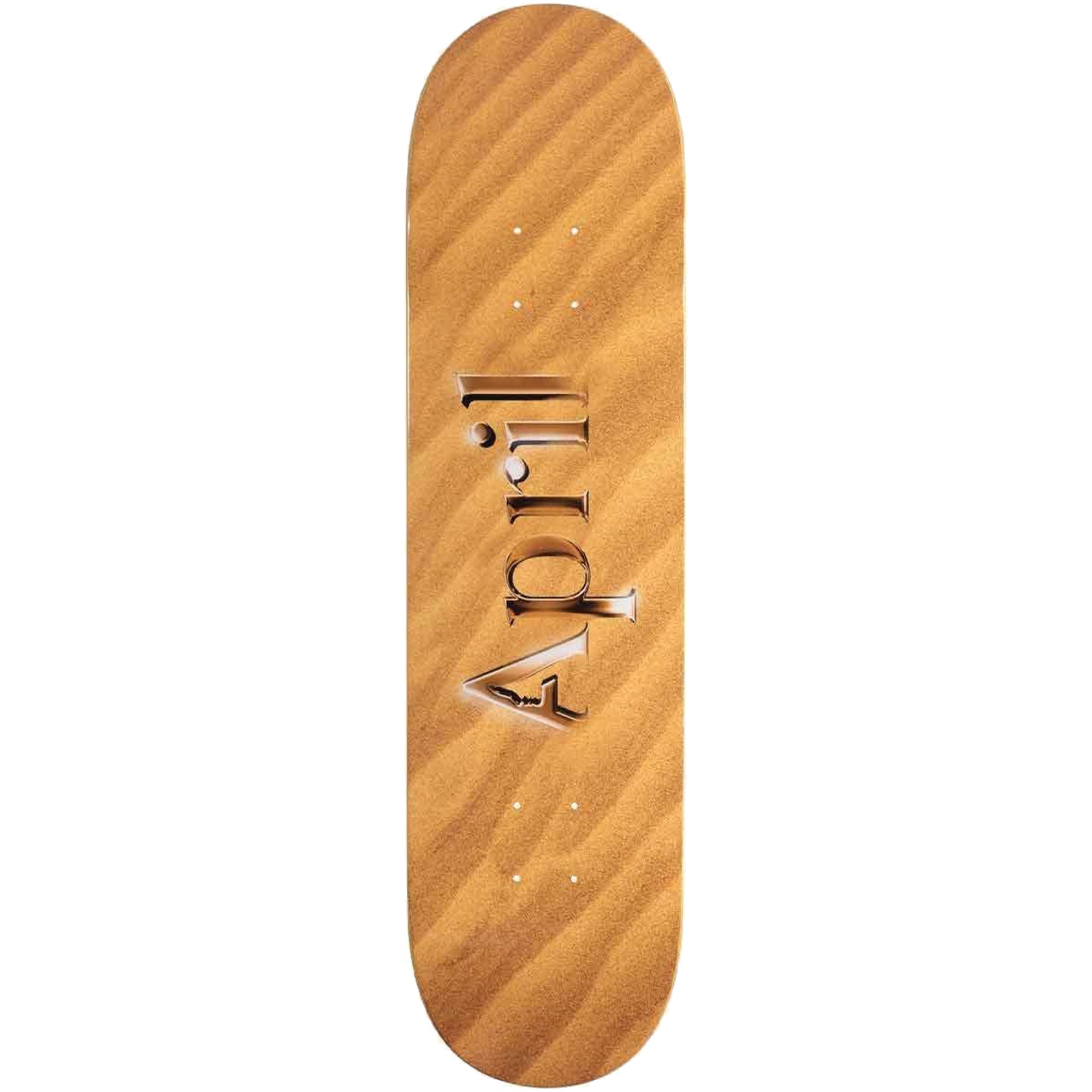 April Sand Logo Skateboard Deck 8.125"