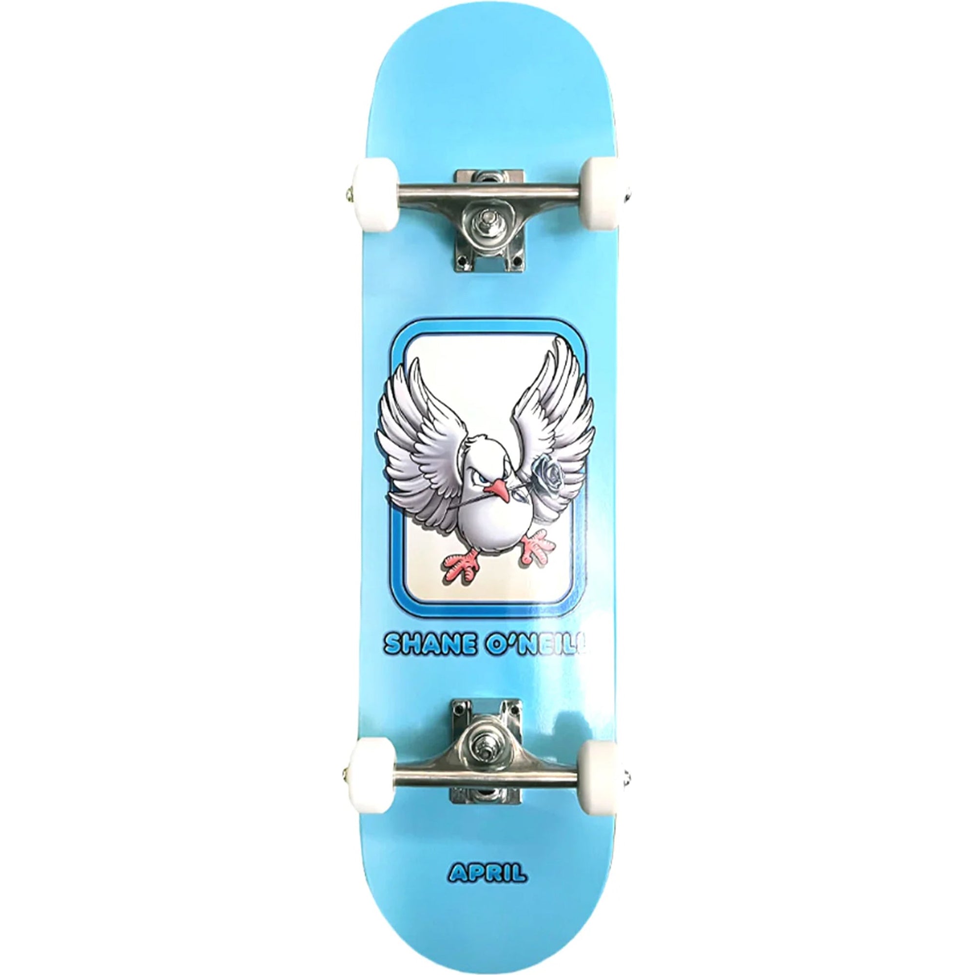 April Shane O'Neill Dove Complete Skateboard 8.25"