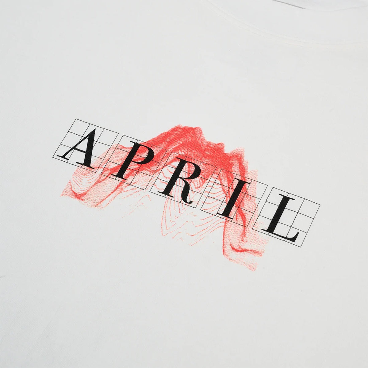 April Gridlock Tee White