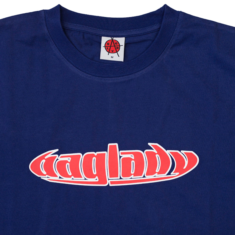 Baglady Warp Logo T-Shirt Navy
