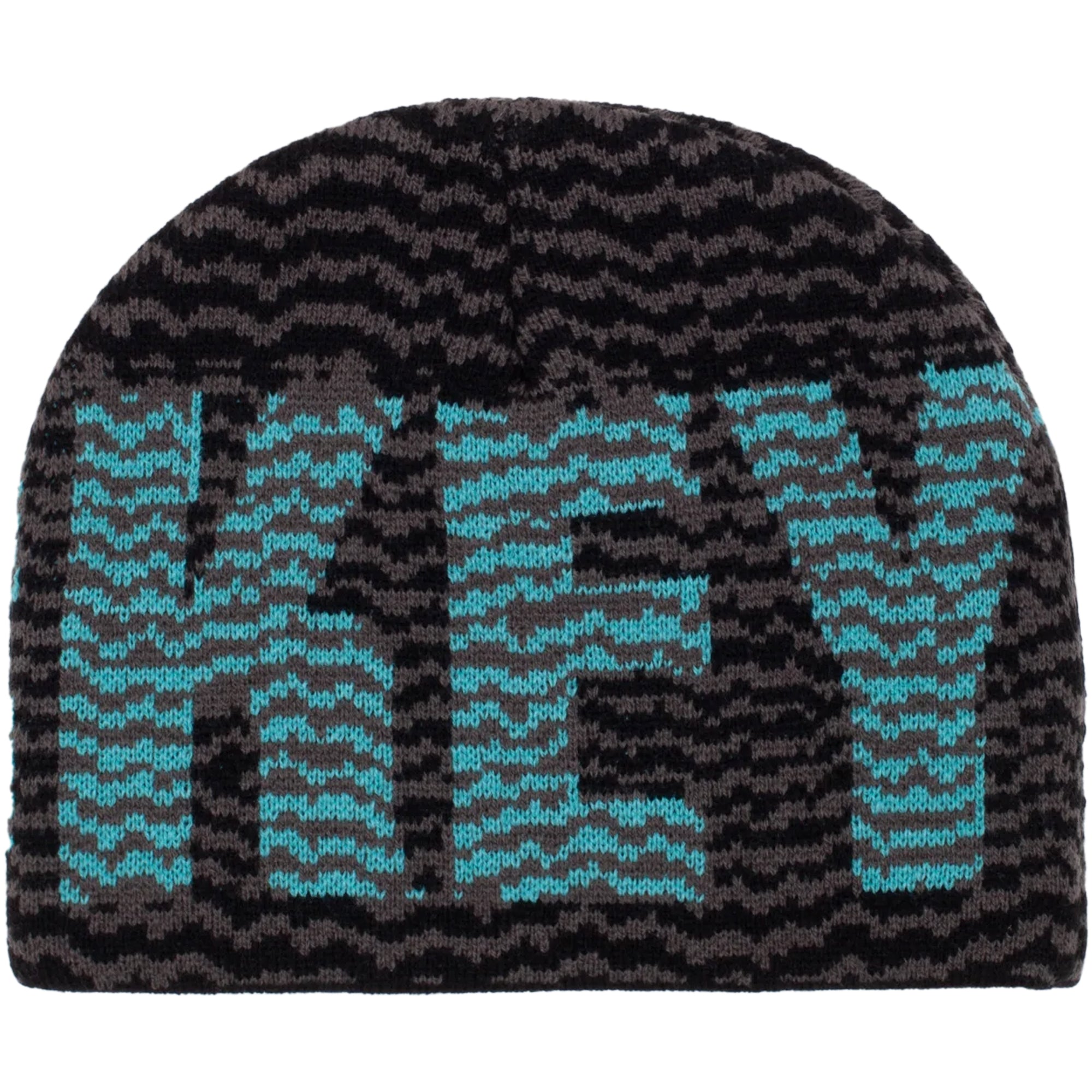 Hockey Zig Zag Skully Beanie Grey/Black