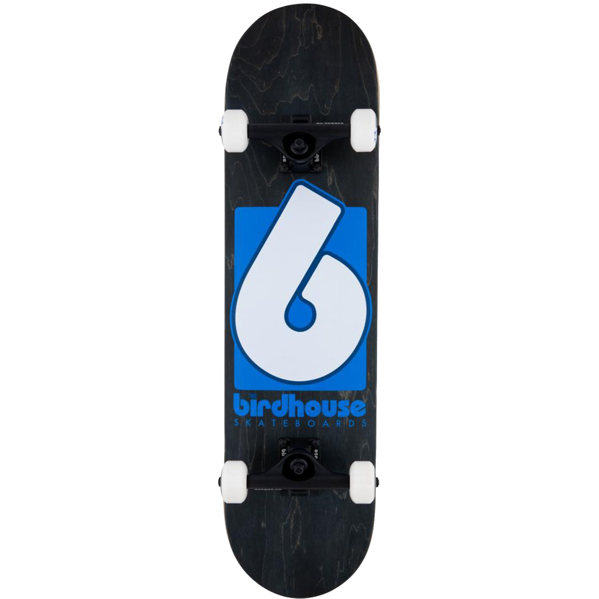 Birdhouse B Logo Stage 3 Black/Blue Complete Skateboard 8"