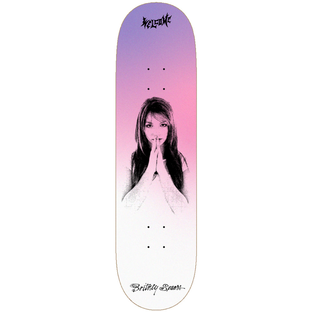 Welcome x Britney Spears Believe on Popsicle Skateboard Deck 8.25" (Pearl Fade)