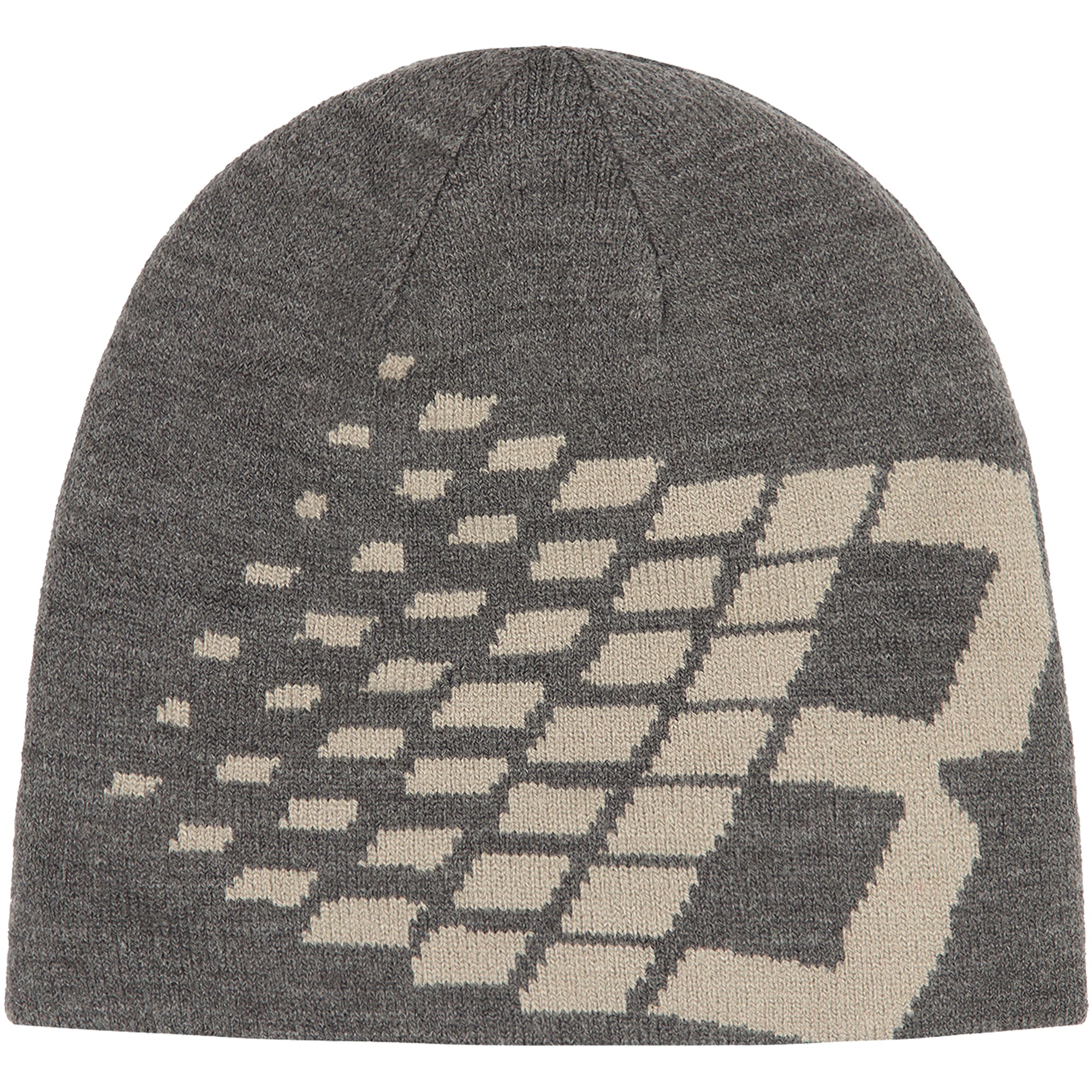 Bronze 56K Reversible Emo Stripe B Skully Grey