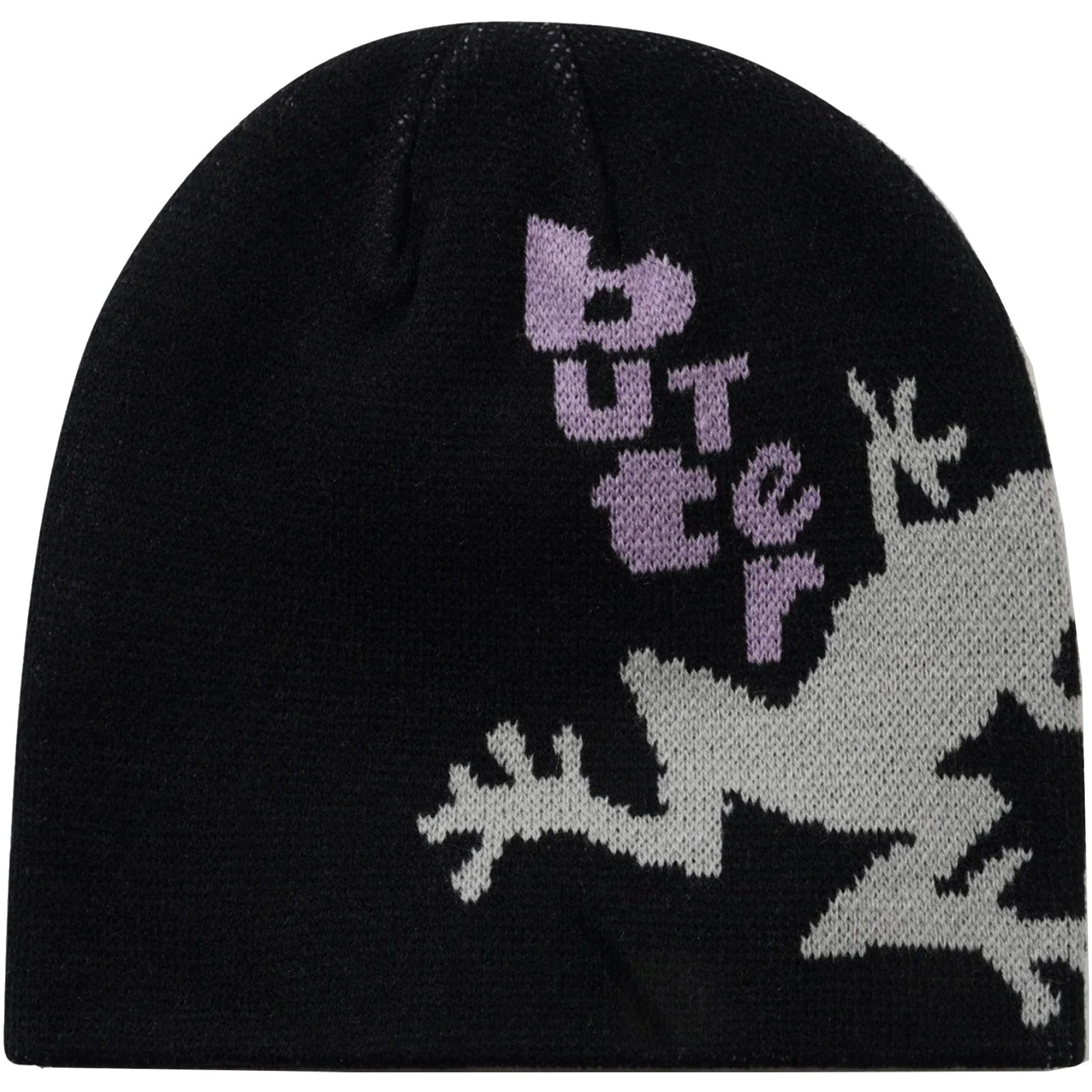 Butter Goods Croaker Skully Beanie Black