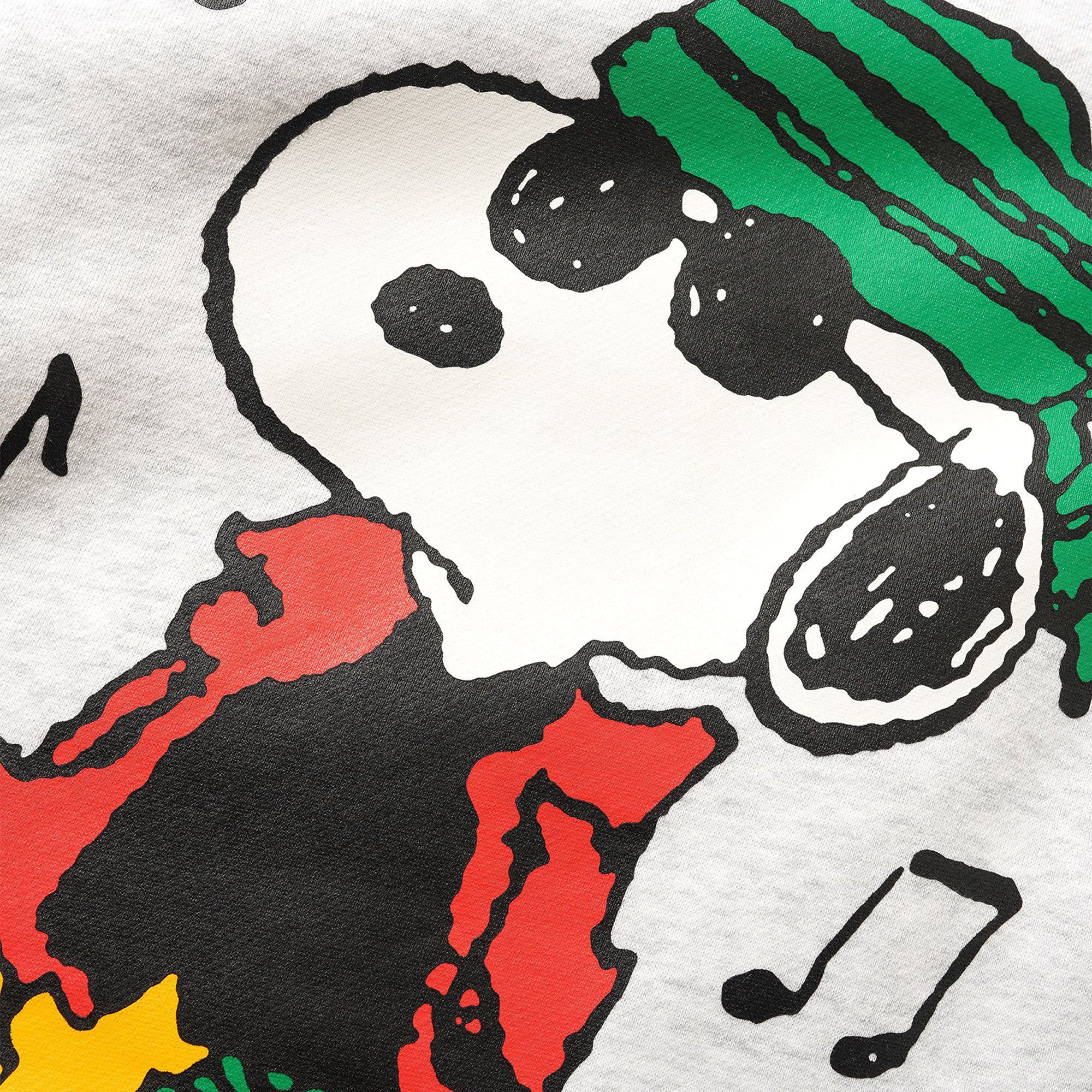 Butter Goods x Peanuts Music Crewneck Ash