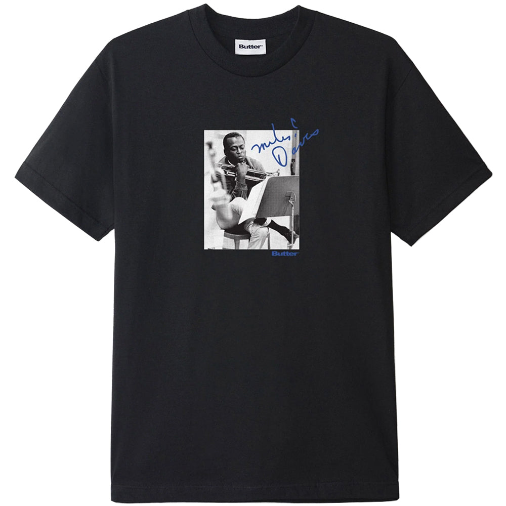 Butter Goods x Miles Davis Kind Of Blue Tee Black