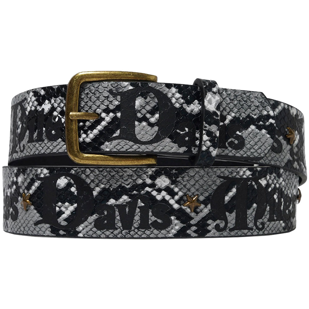 Butter Goods Miles Studded Belt Snakeskin