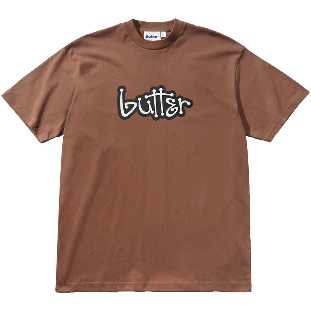 Butter Goods Connection Tee Brown