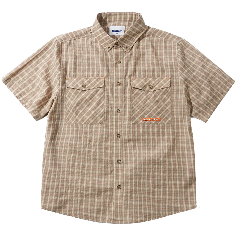 Butter Goods Witness S/S Shirt Taupe