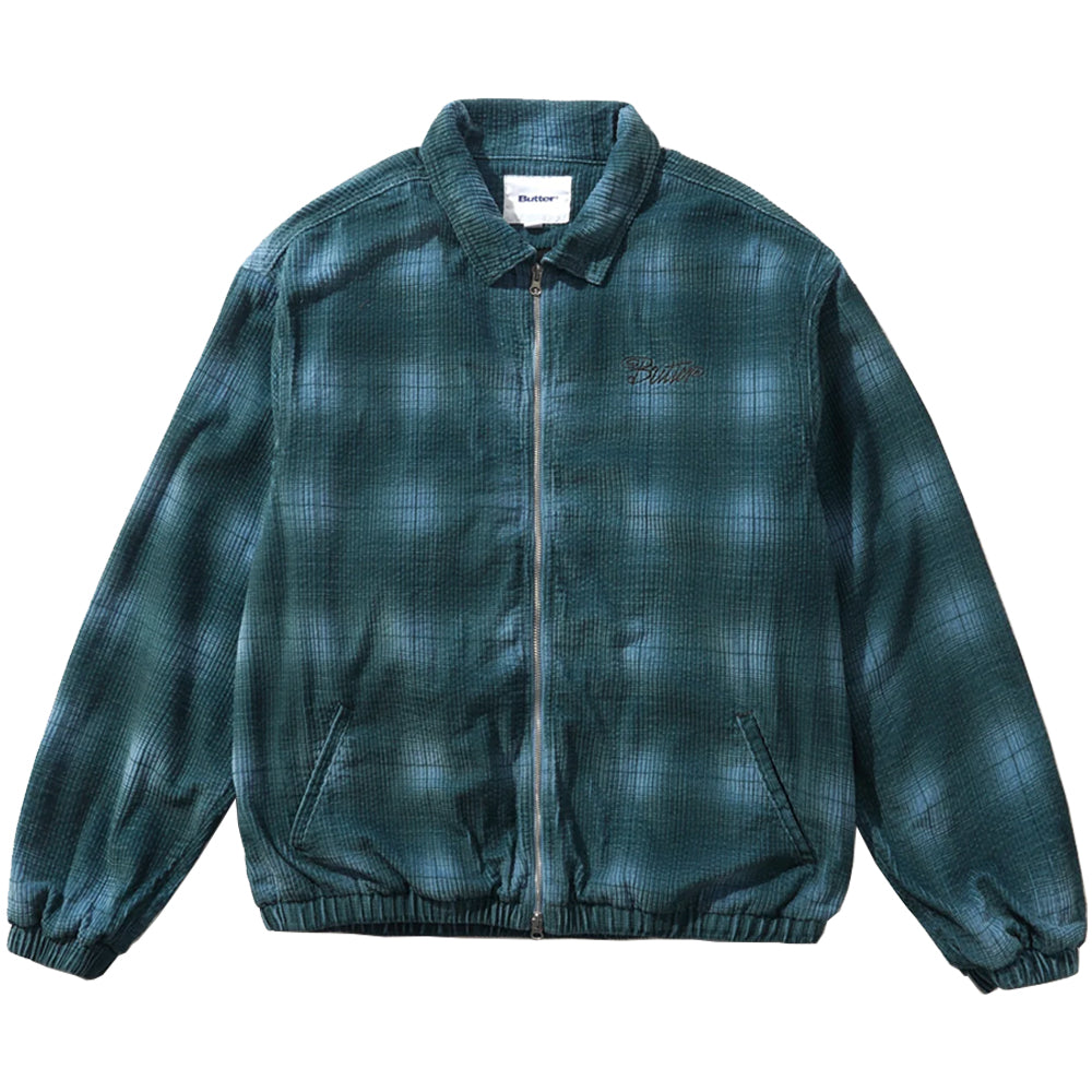 Butter Goods Jive Cord Jacket Blue Plaid