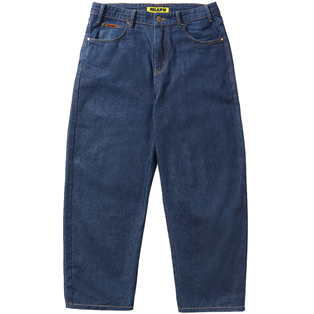 Butter Goods Relaxed Denim Jeans Dark Indigo