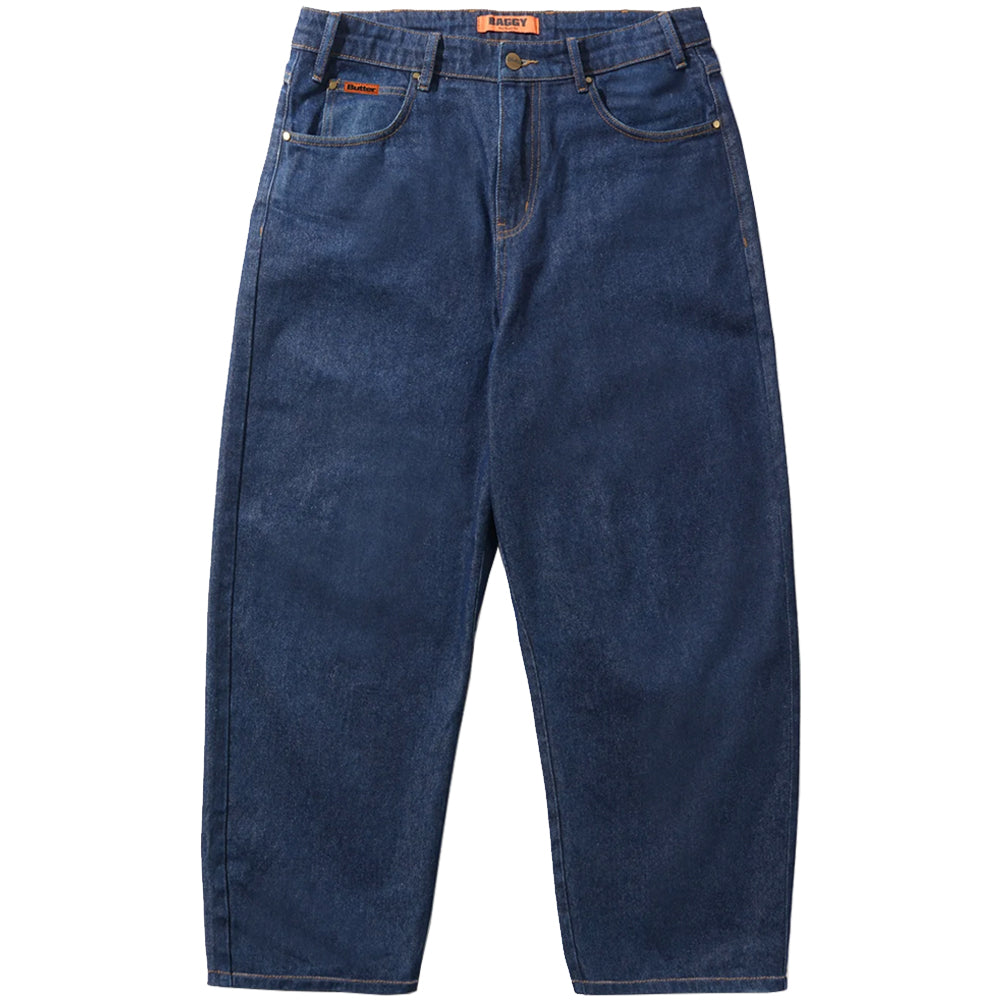 Butter Goods Baggy Denim Jeans Dark Indigo