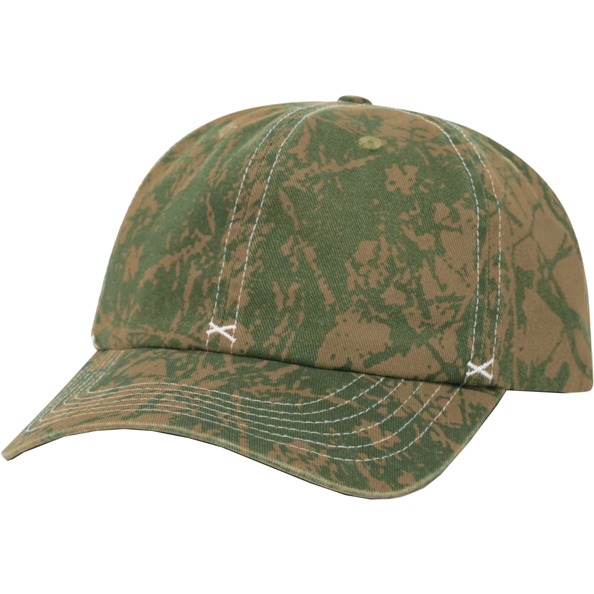 Butter Goods Woods Camo 6 Panel Cap Sage