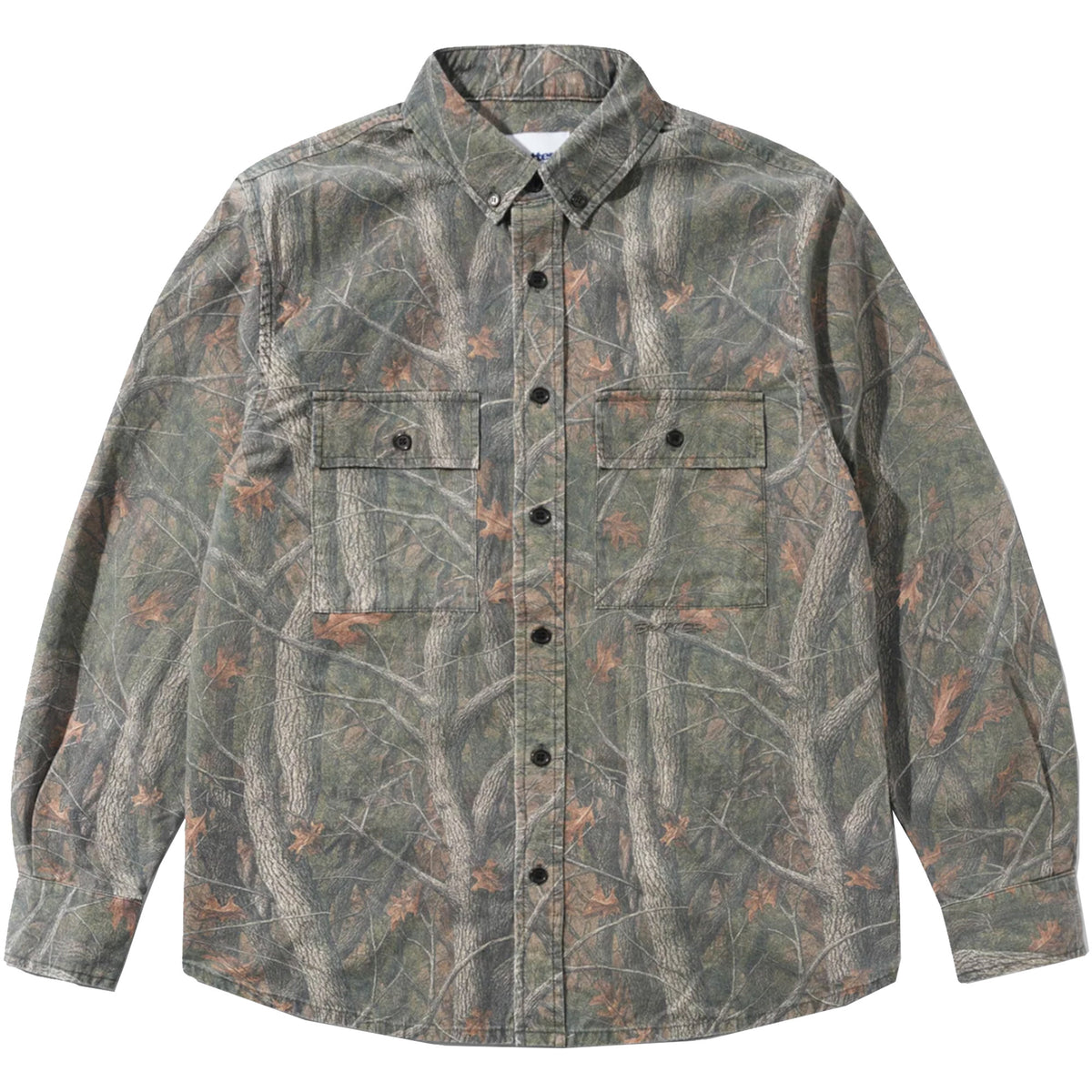 Butter Goods Yard Shirt Forest Camo