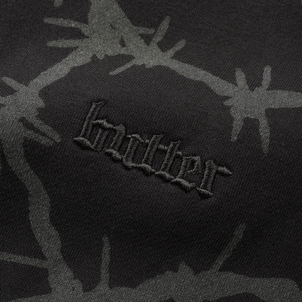 Butter Goods Wired Zip-Thru Hood Charcoal