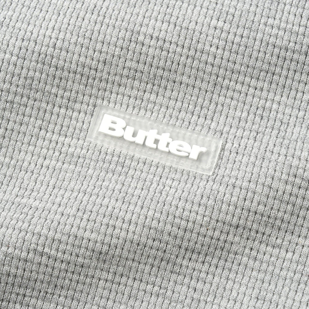 Butter Goods Basic Waffle Longsleeve Tee Ash