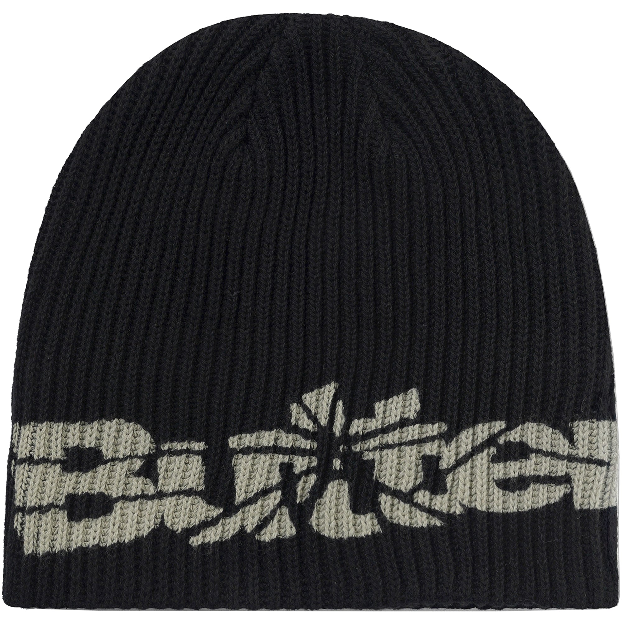 Butter Goods Smashed Logo Knit Skully Beanie Black