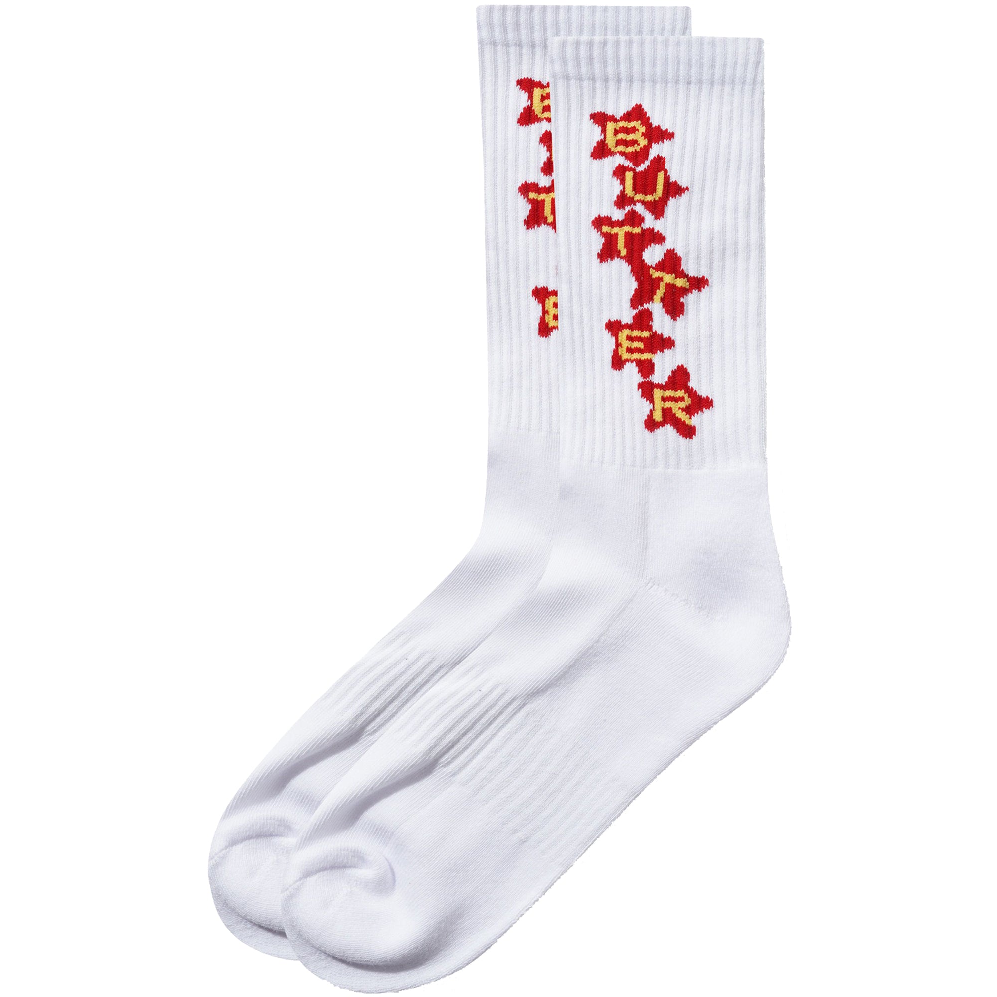 Butter Goods Stars Socks White