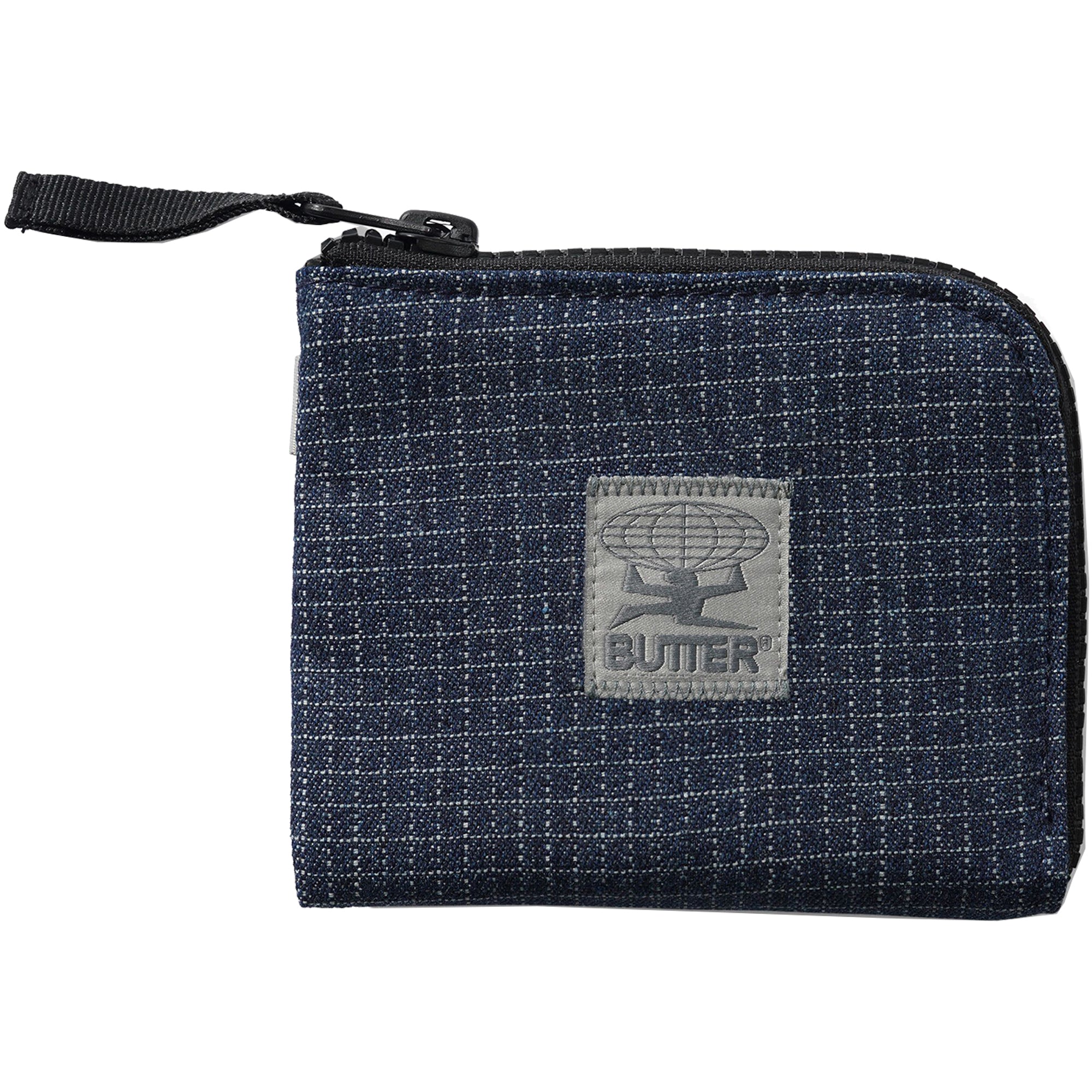 Butter Goods Zip Wallet Denim