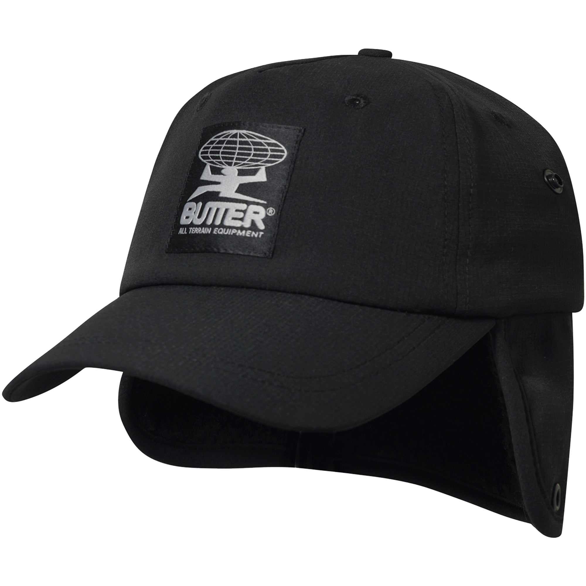 Butter Goods All Terrain 5 Panel Cap Black