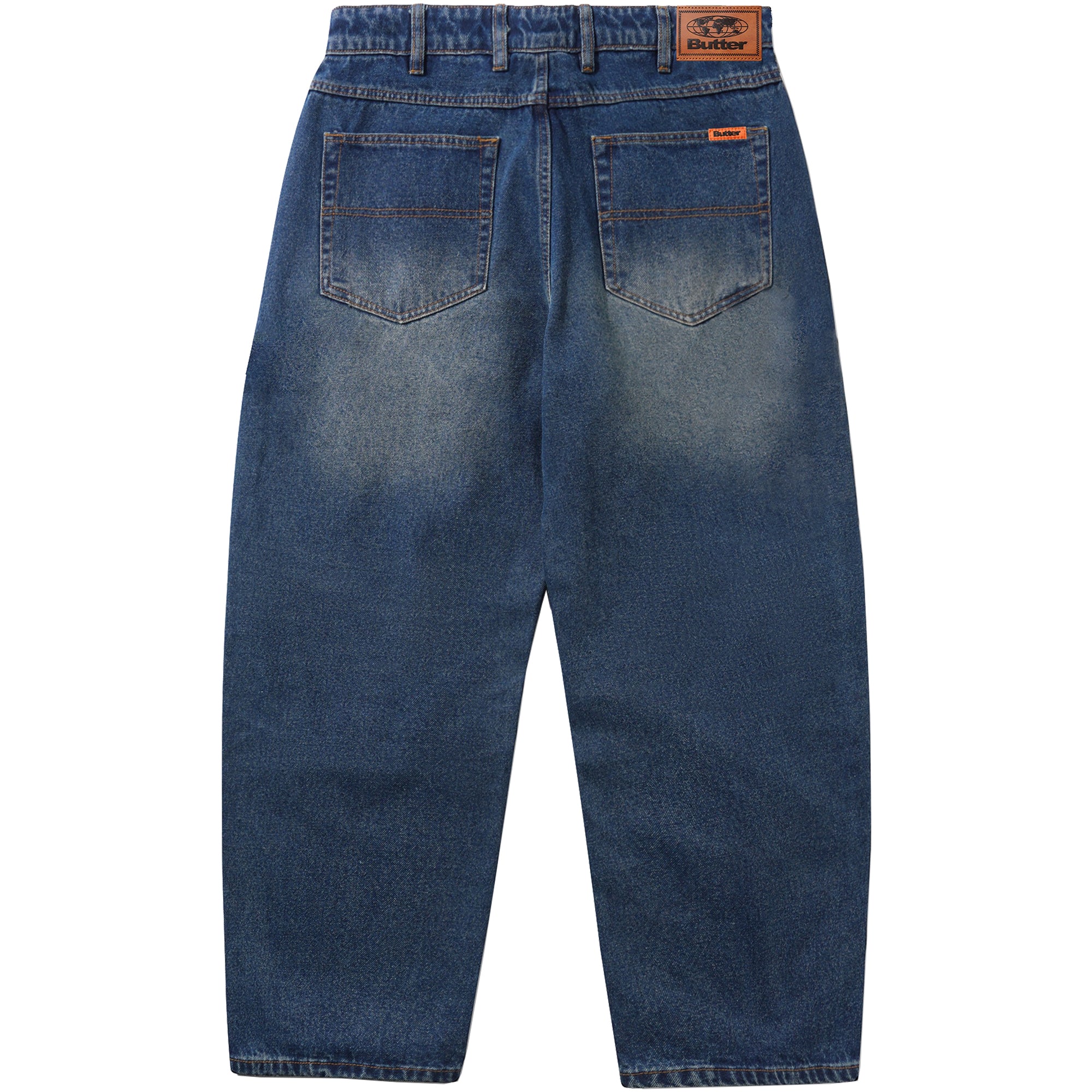 Butter Goods Baggy Denim Jeans Distressed Indigo