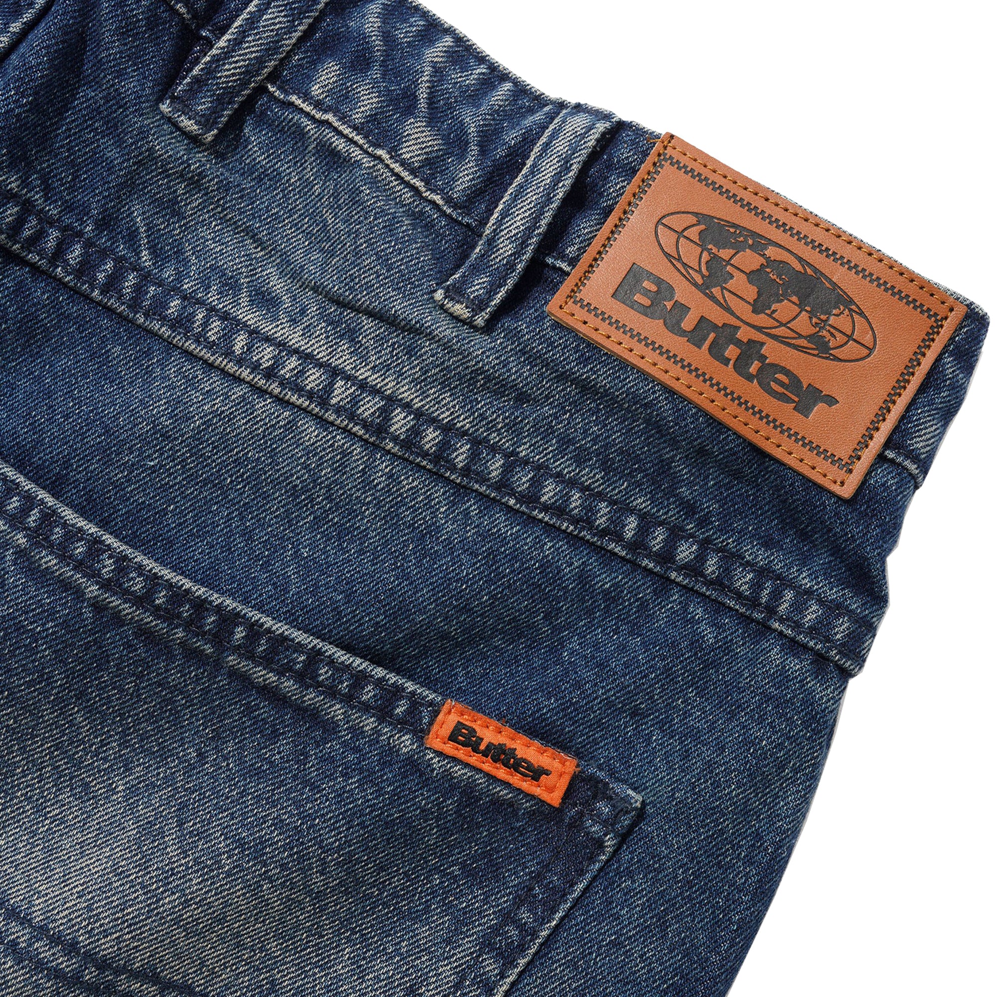 Butter Goods Baggy Denim Jeans Vintage Indigo Wash