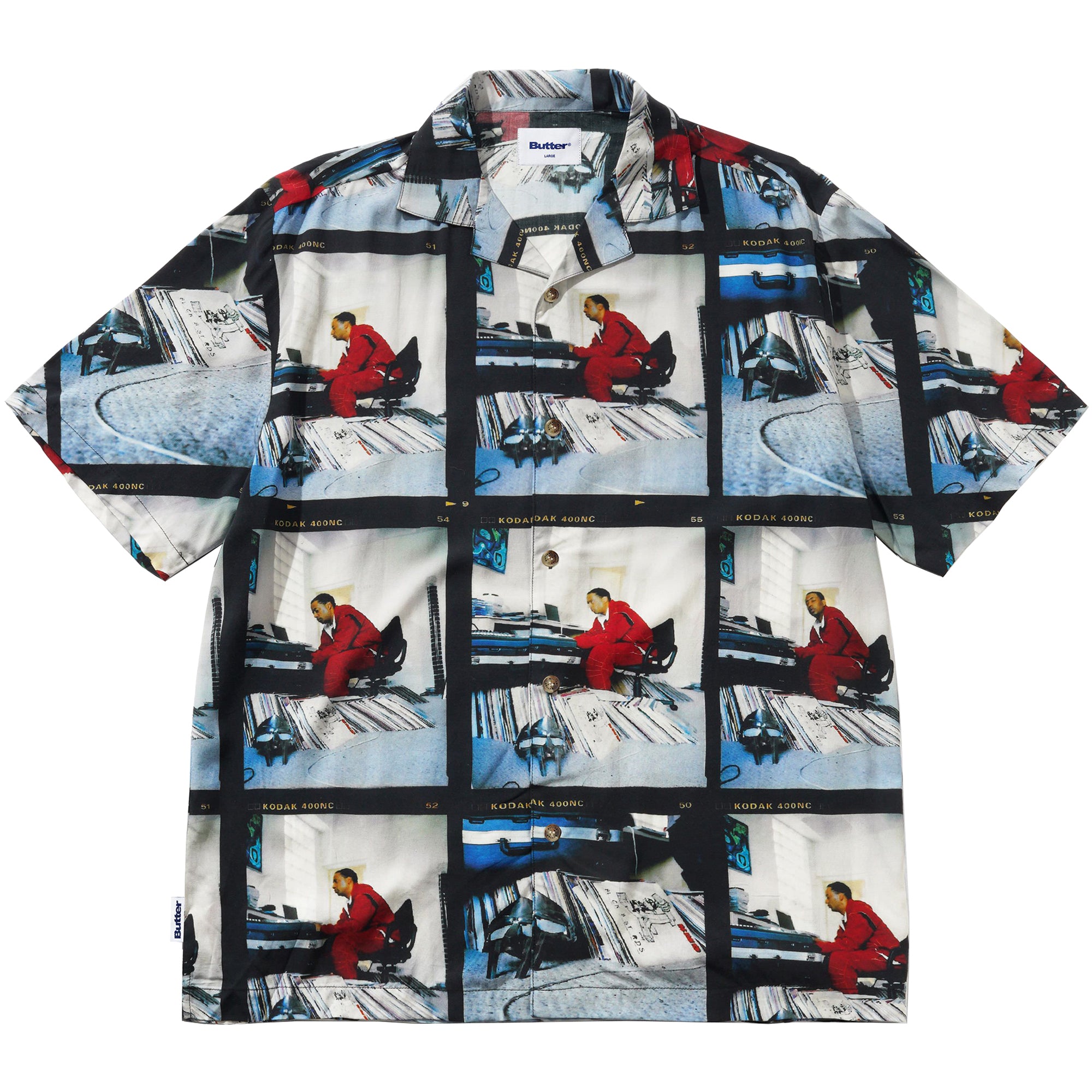 Butter Goods x Madlib Bomb Shelter Rayon Shirt Multi
