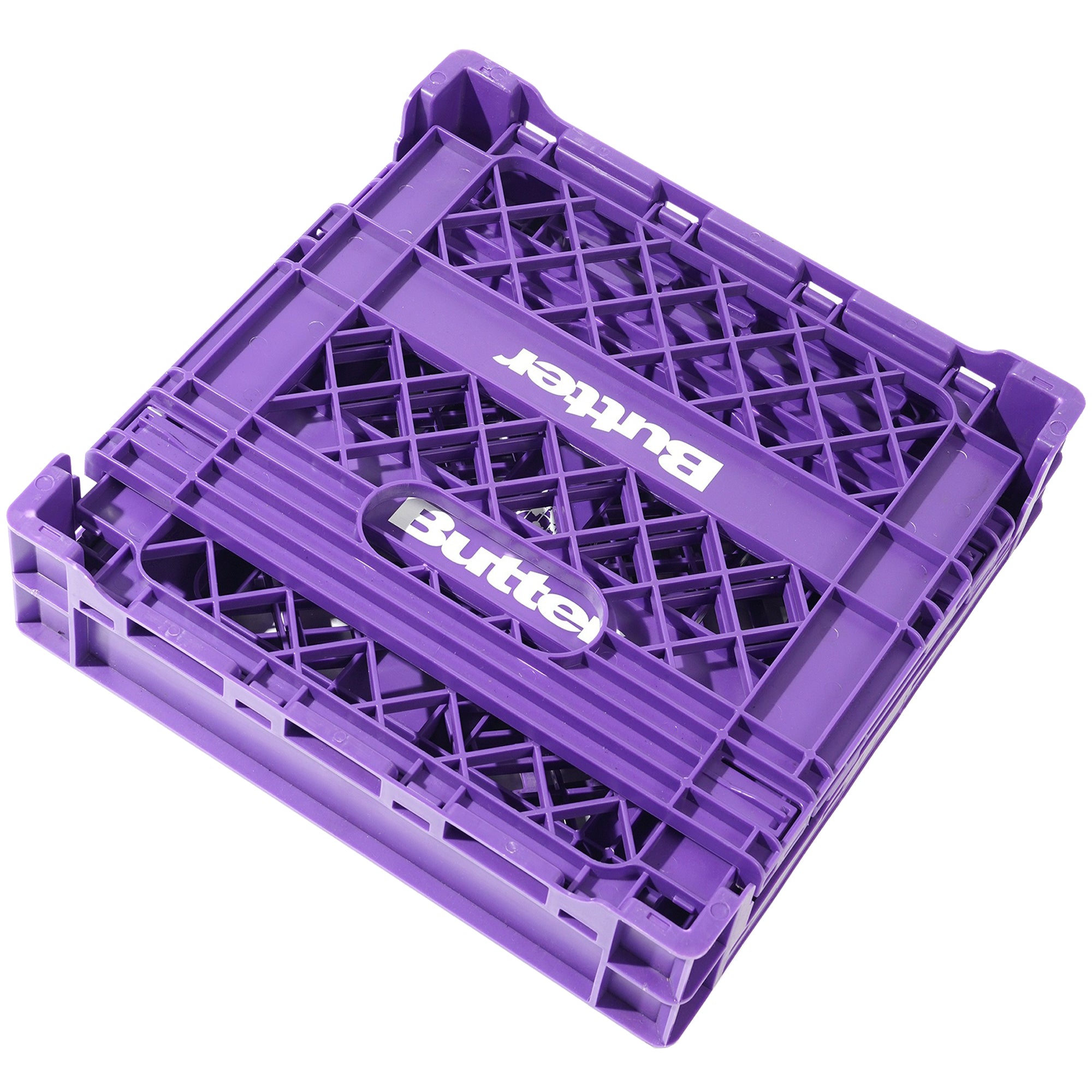 Butter Goods Collapsable Record Crate Purple