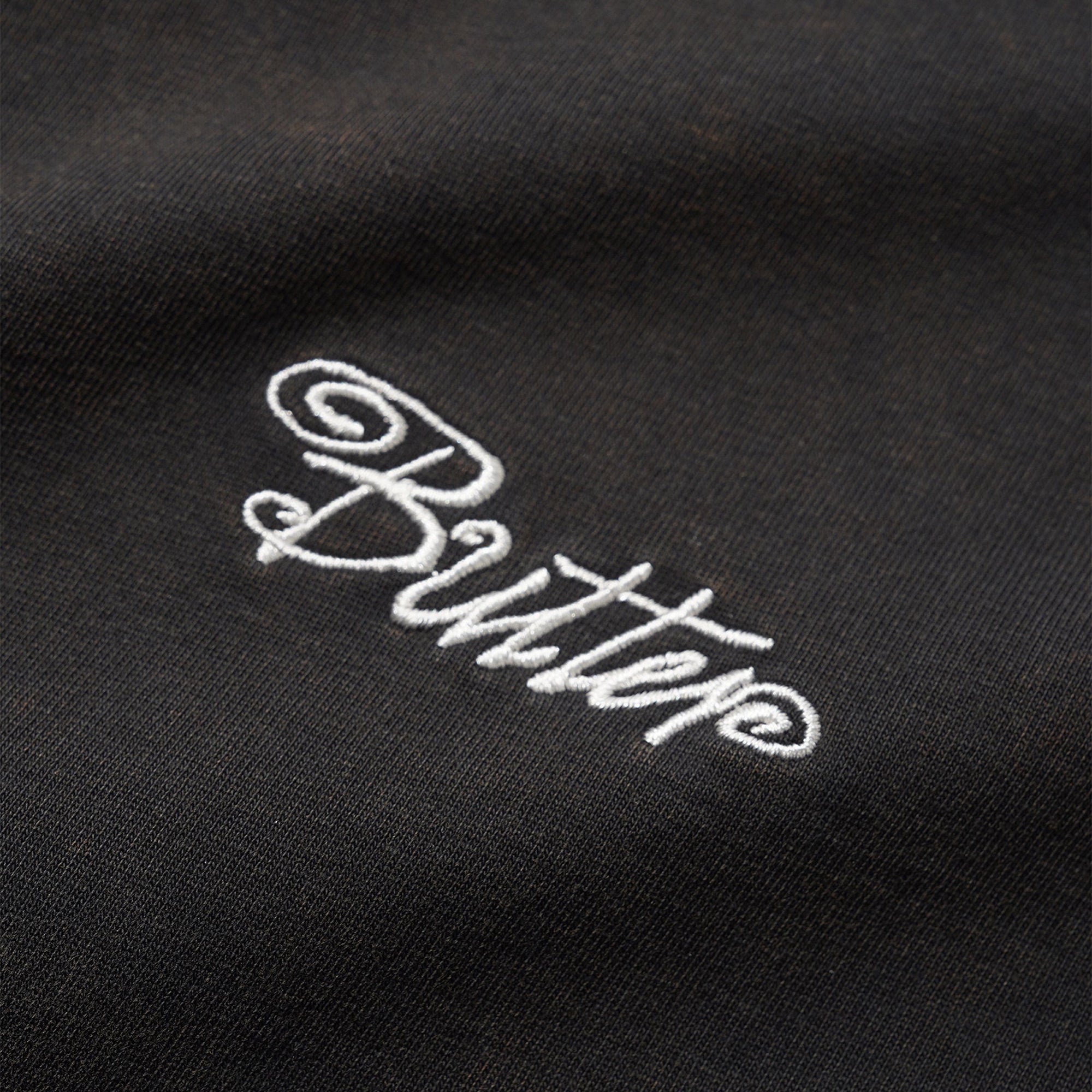 Butter Goods Jive Overlock Stitch Tee Distressed Black