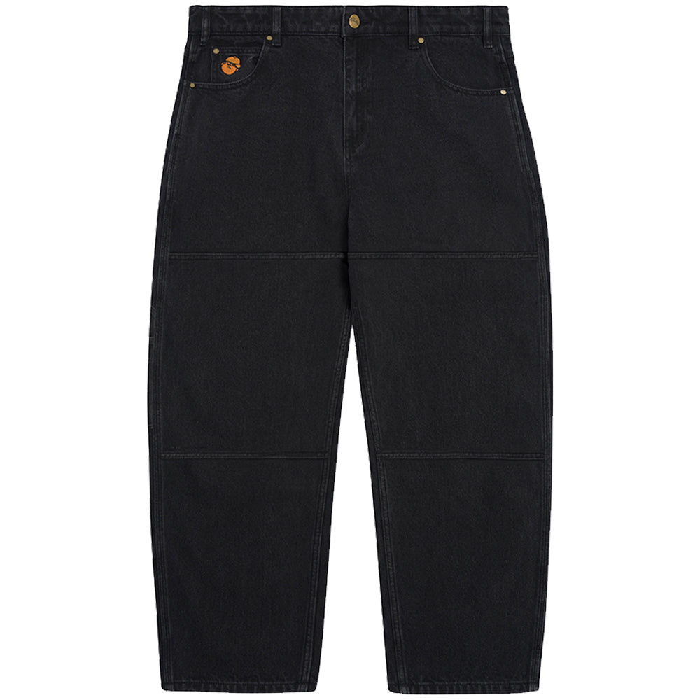 Butter Goods Santosuosso Double Knee Denim Jeans Washed Black