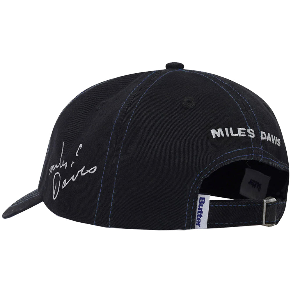 Butter Goods x Miles Davis Kind Of Blue 6 Panel Cap Black