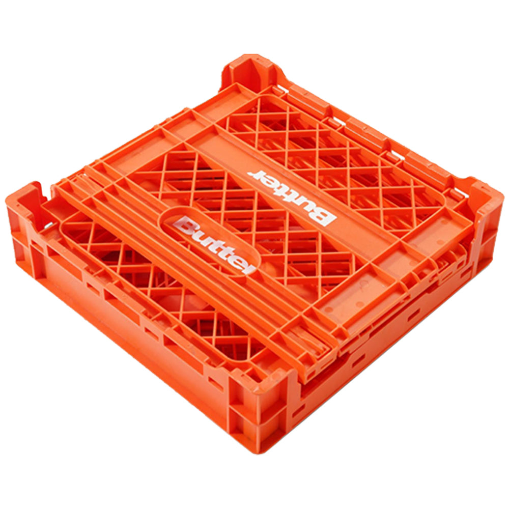 Butter Goods Collapsable Record Crate Orange
