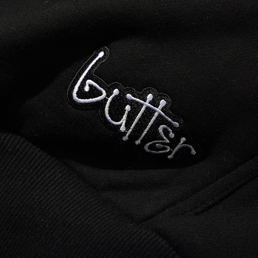 Butter Goods Connection Zip-Thru Hood Black