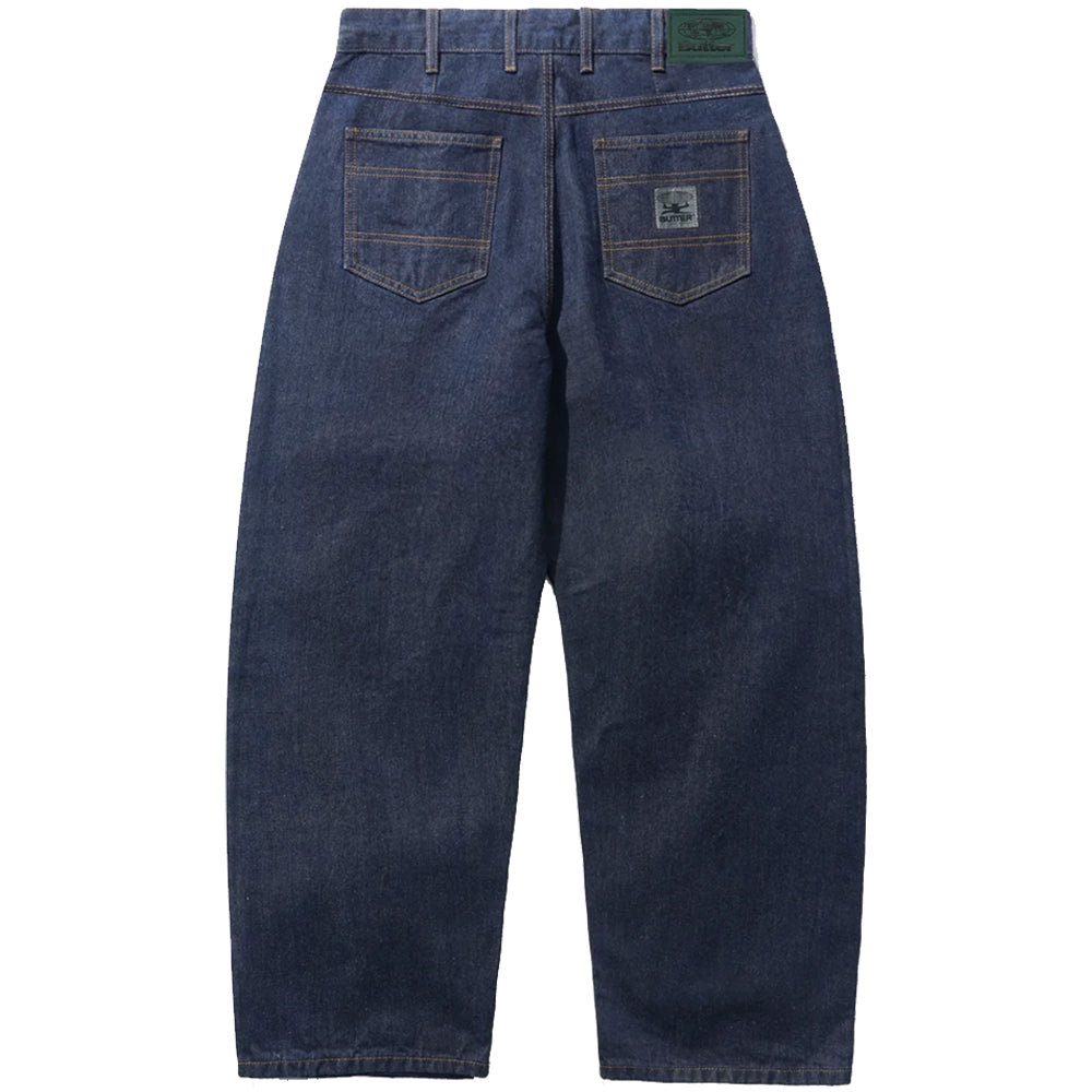 Butter Goods Wide Cut Denim Jeans Selvedge Blue