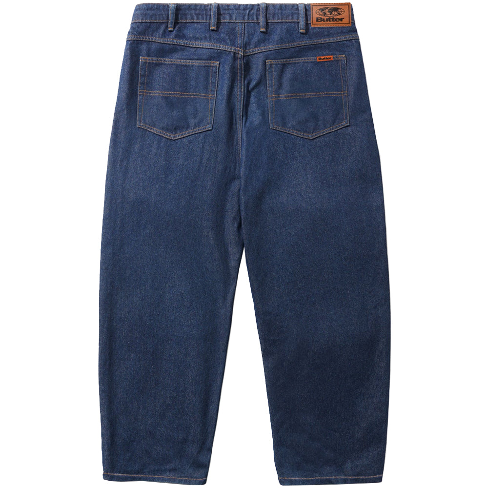 Butter Goods Baggy Denim Jeans Dark Indigo
