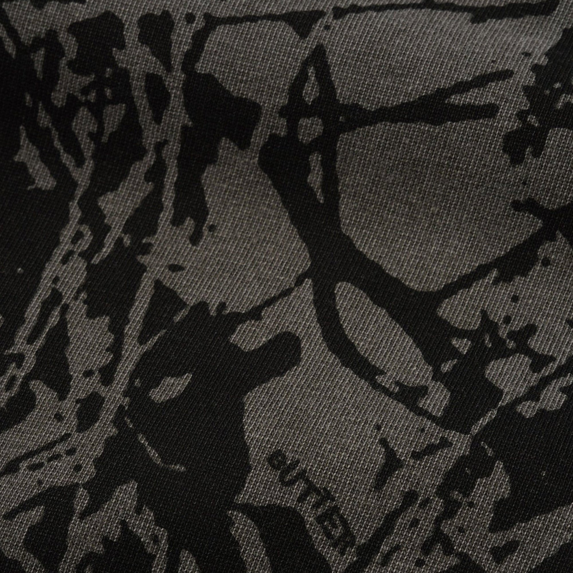 Butter Goods Woods Camo Tee Washed Black