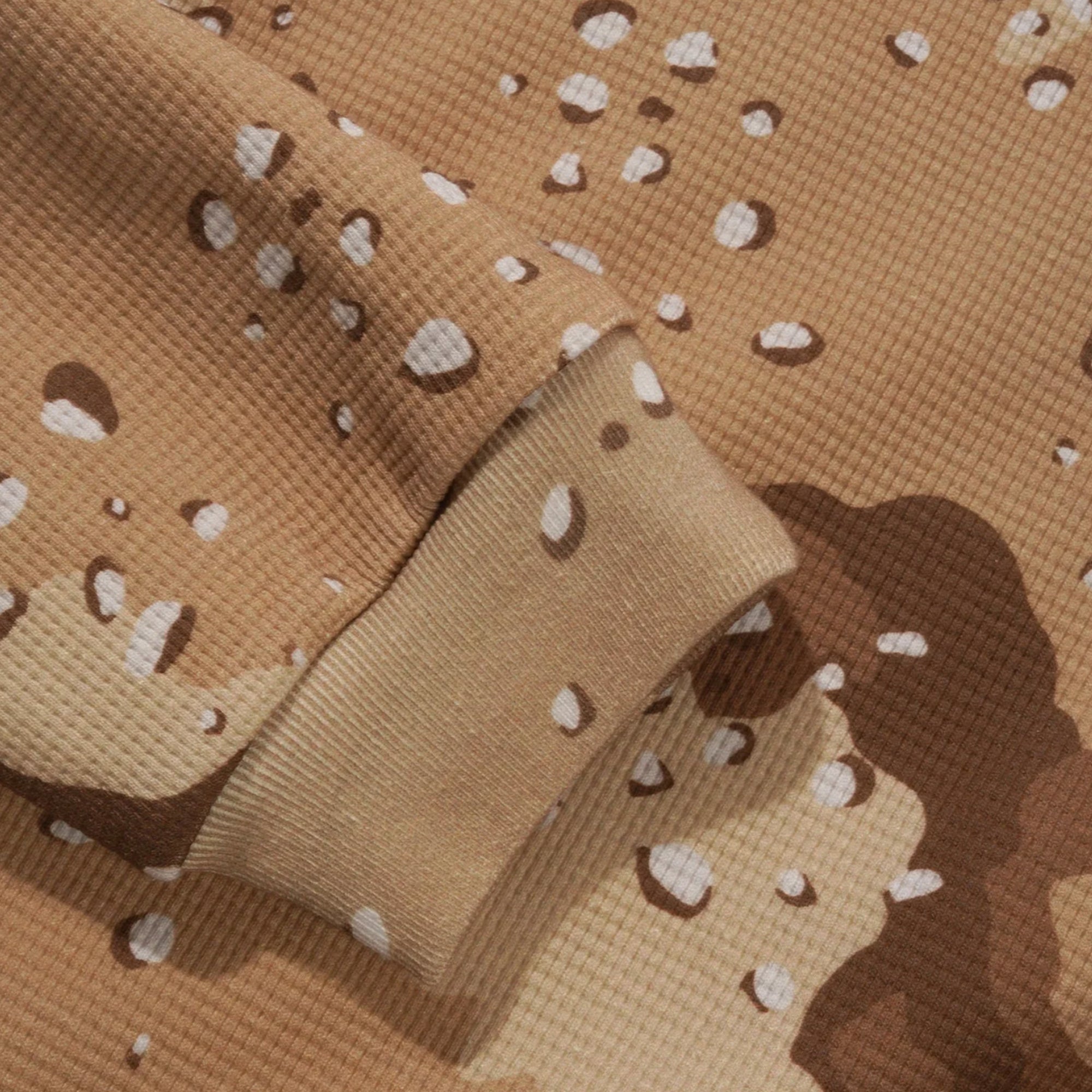 Butter Goods Waffle L/S Top Desert Camo