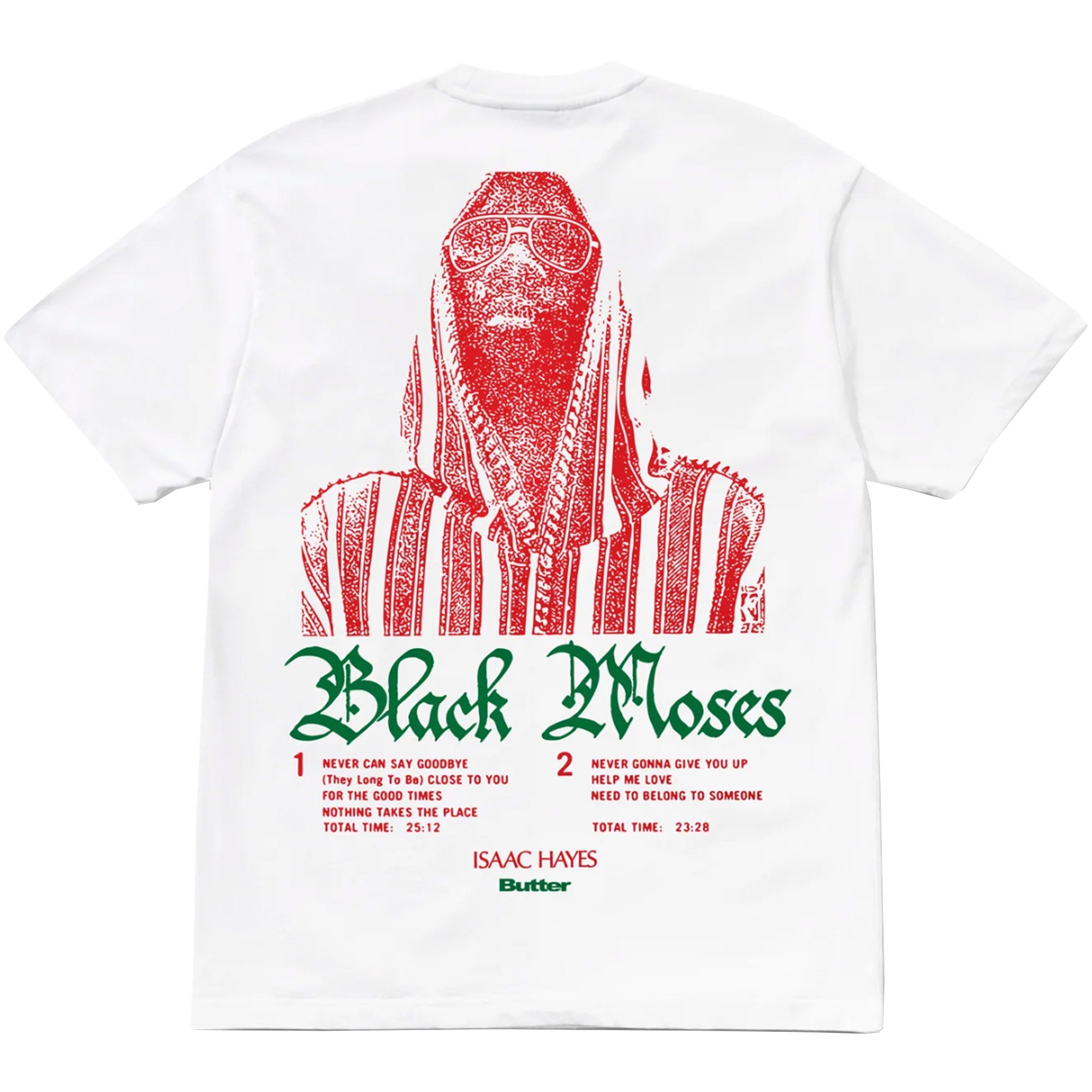 Butter Goods Black Moses Tee White