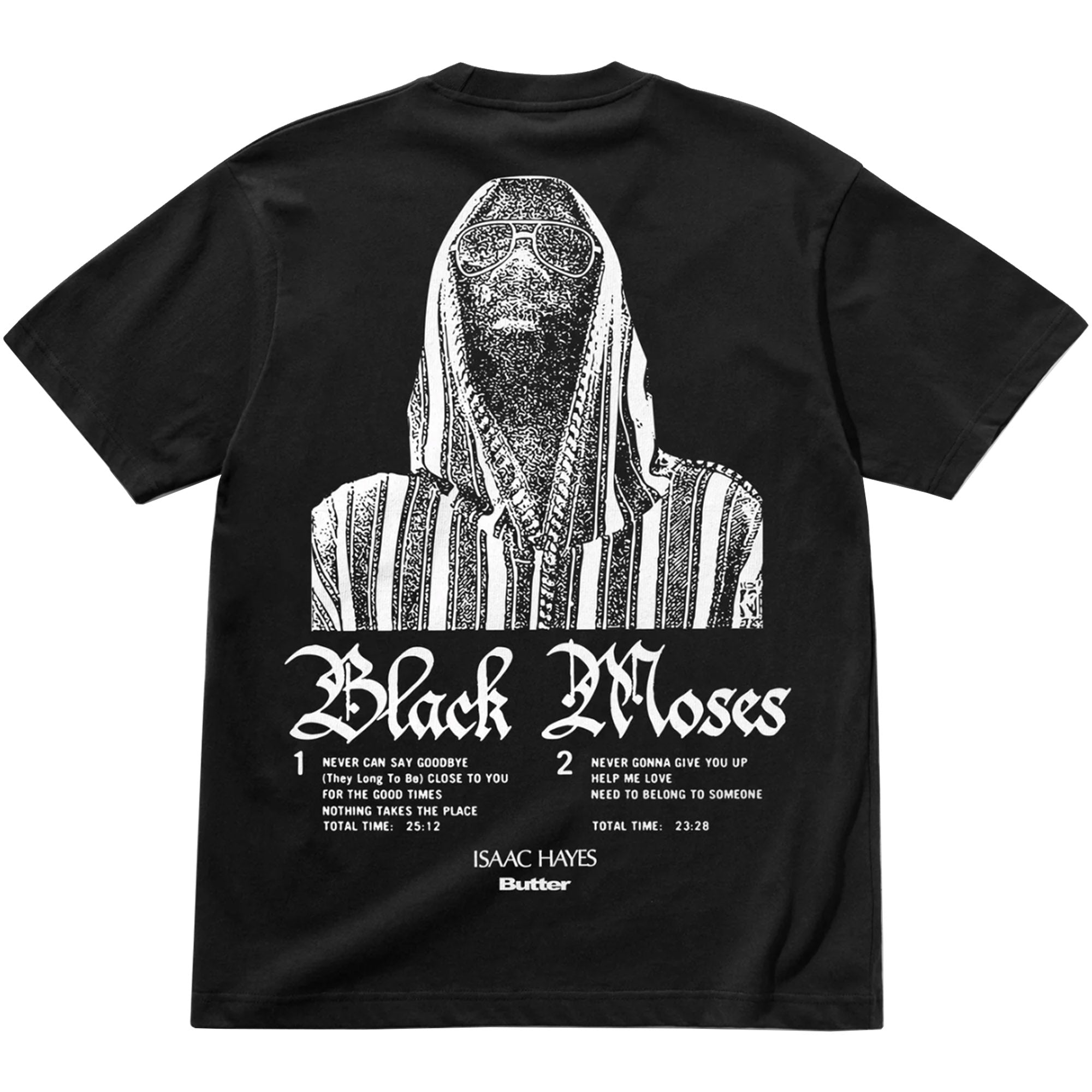 Butter Goods Black Moses Tee Washed Black