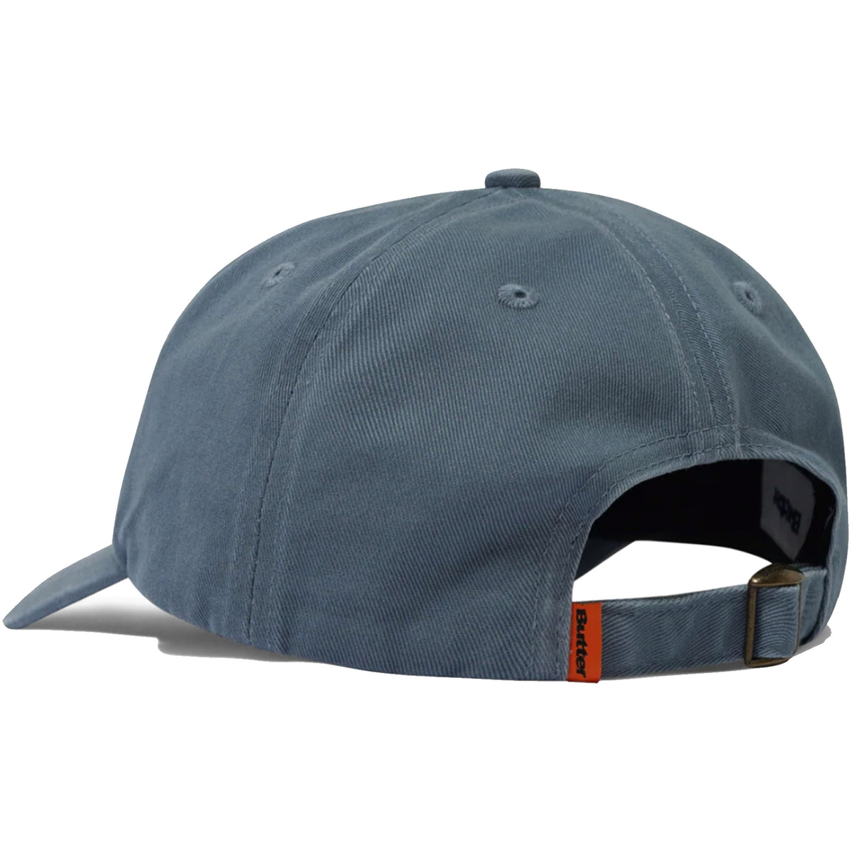 Butter Goods Rounded Logo 6 Panel Cap Washed Ocean