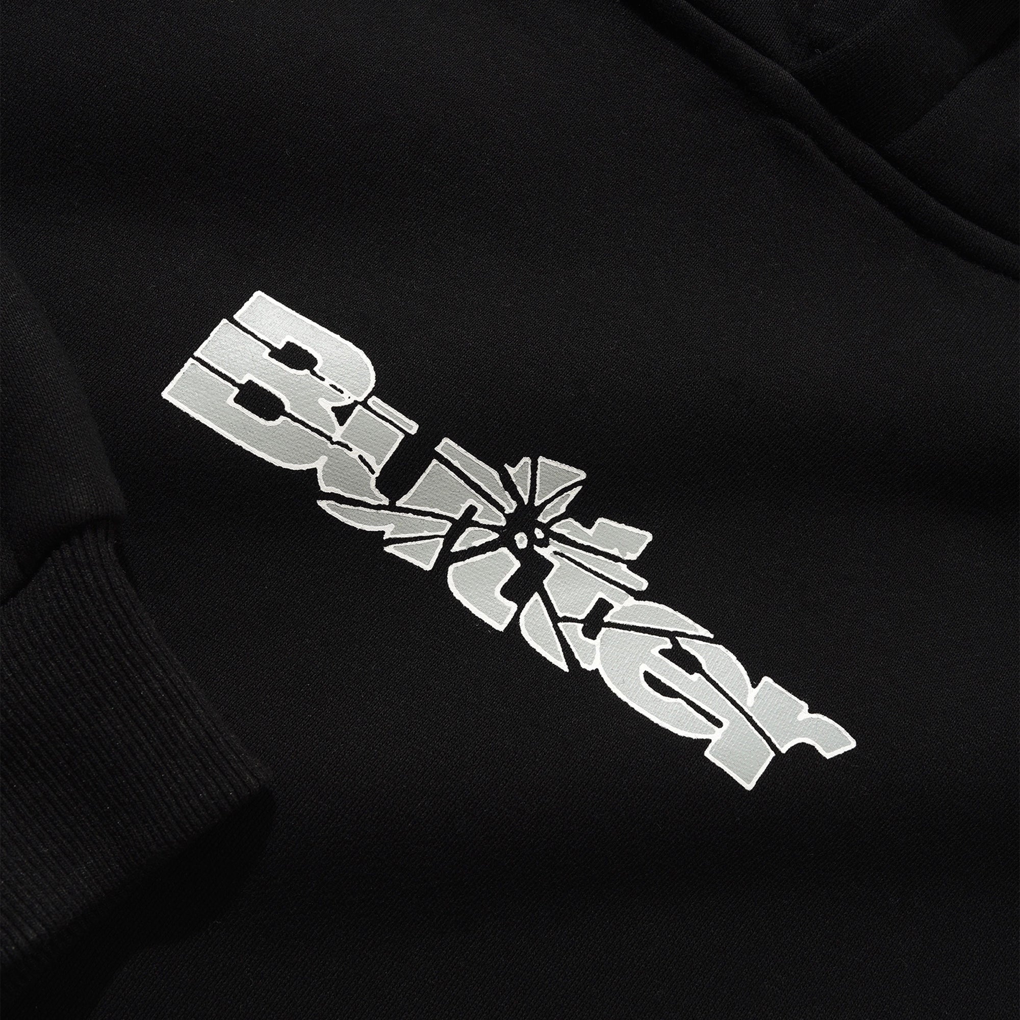 Butter Goods Smashed Logo Pullover Hood Black