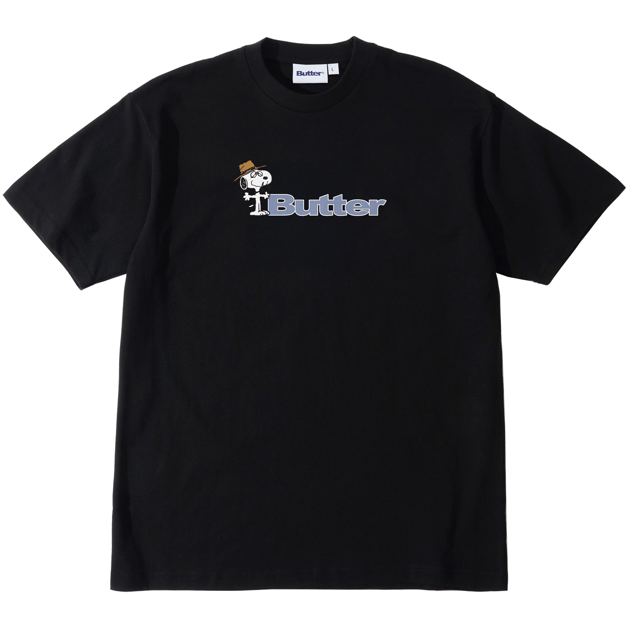Butter Goods x Peanuts Spike Logo Tee Black