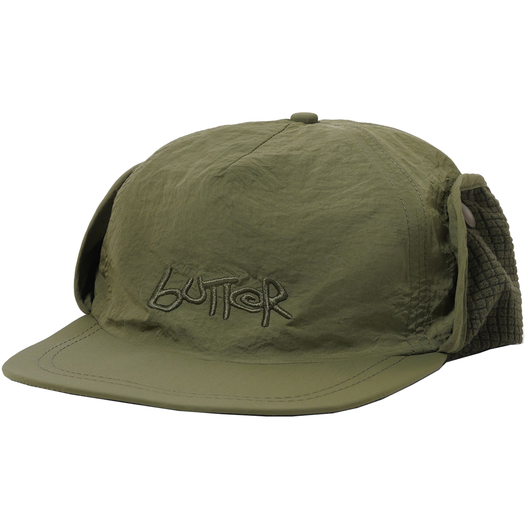 Butter Goods Abseil Earflap Cap Army