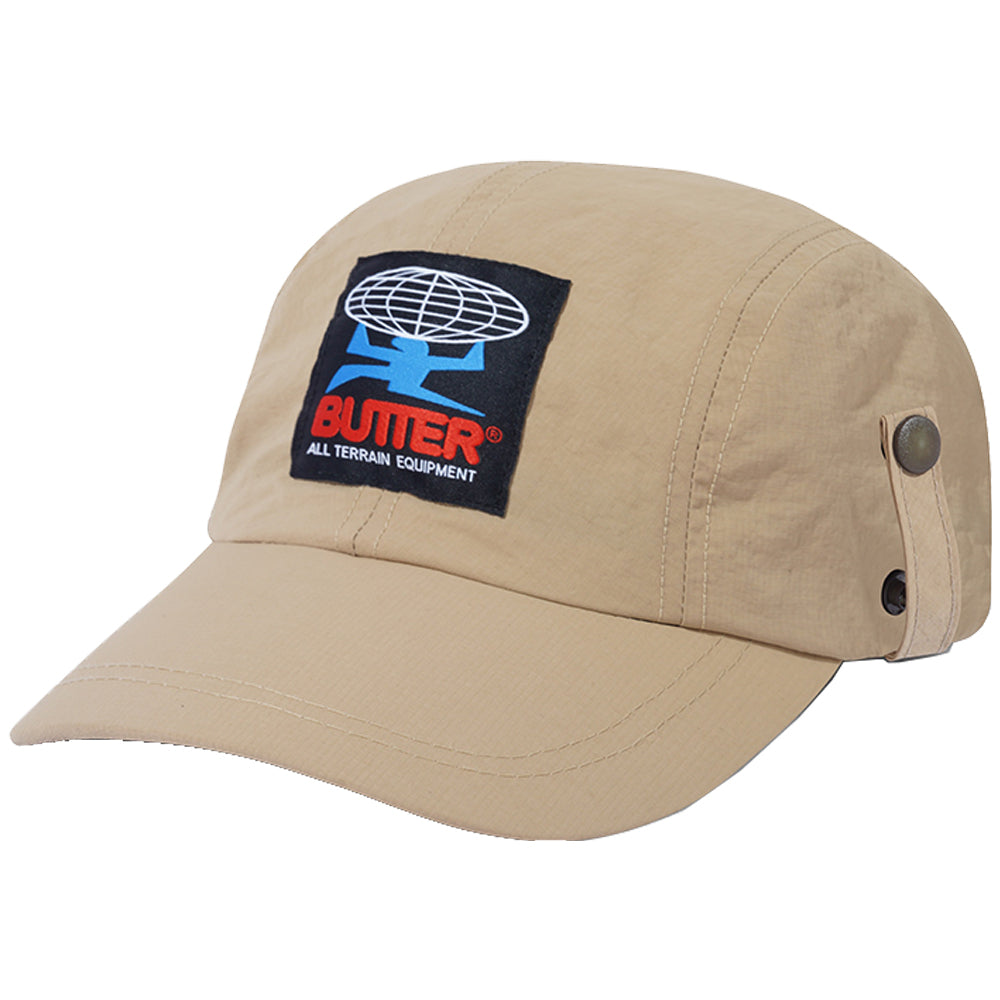 Butter Goods All Terrain 4 Panel Flap Cap Tan