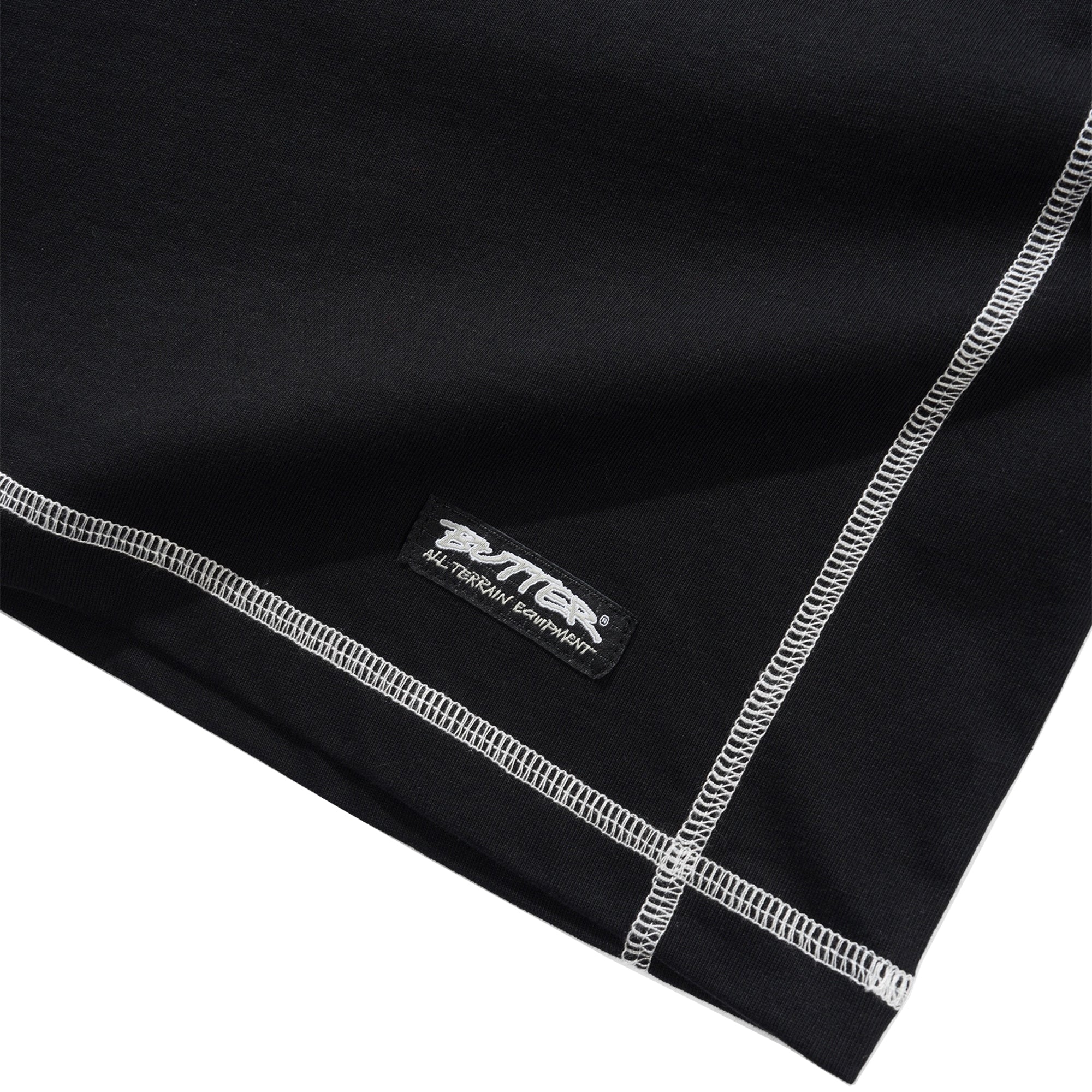 Butter Goods Cliff Contrast Tee Black