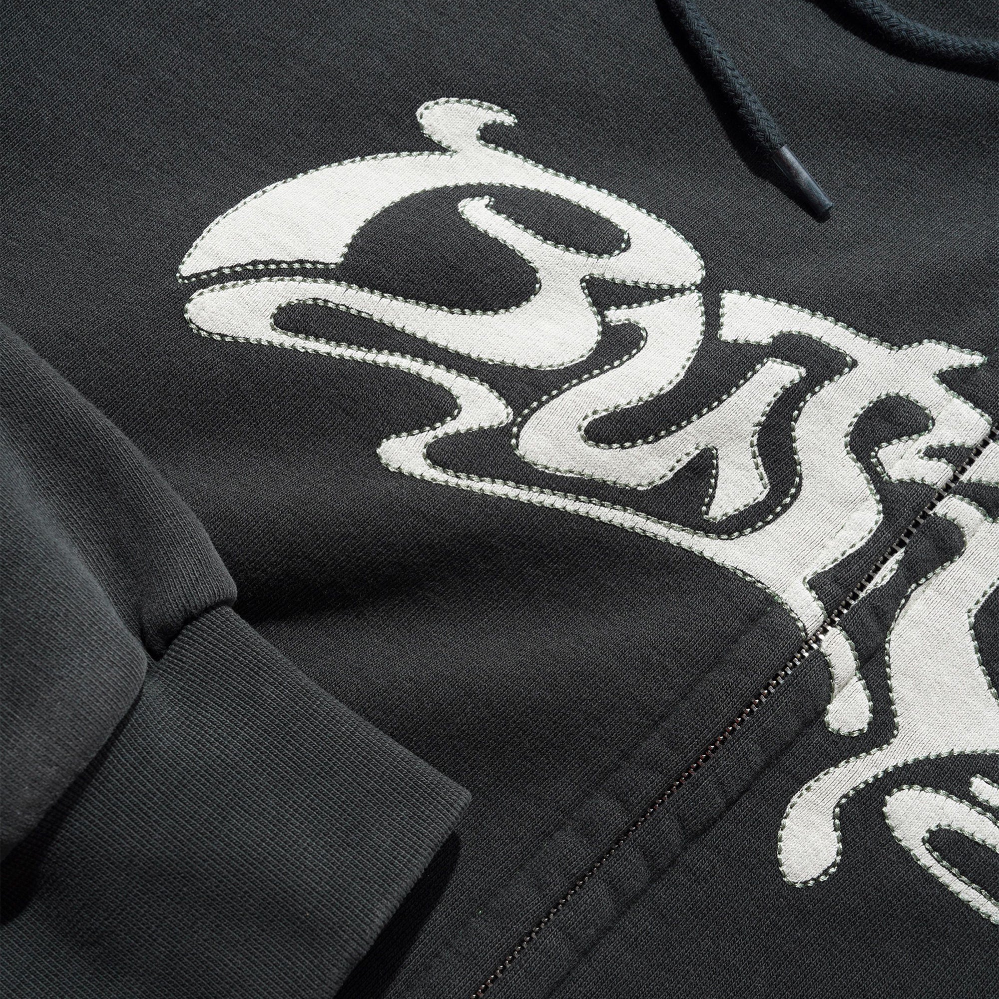Butter Goods Drummer Zip-Thru Hood Washed Black