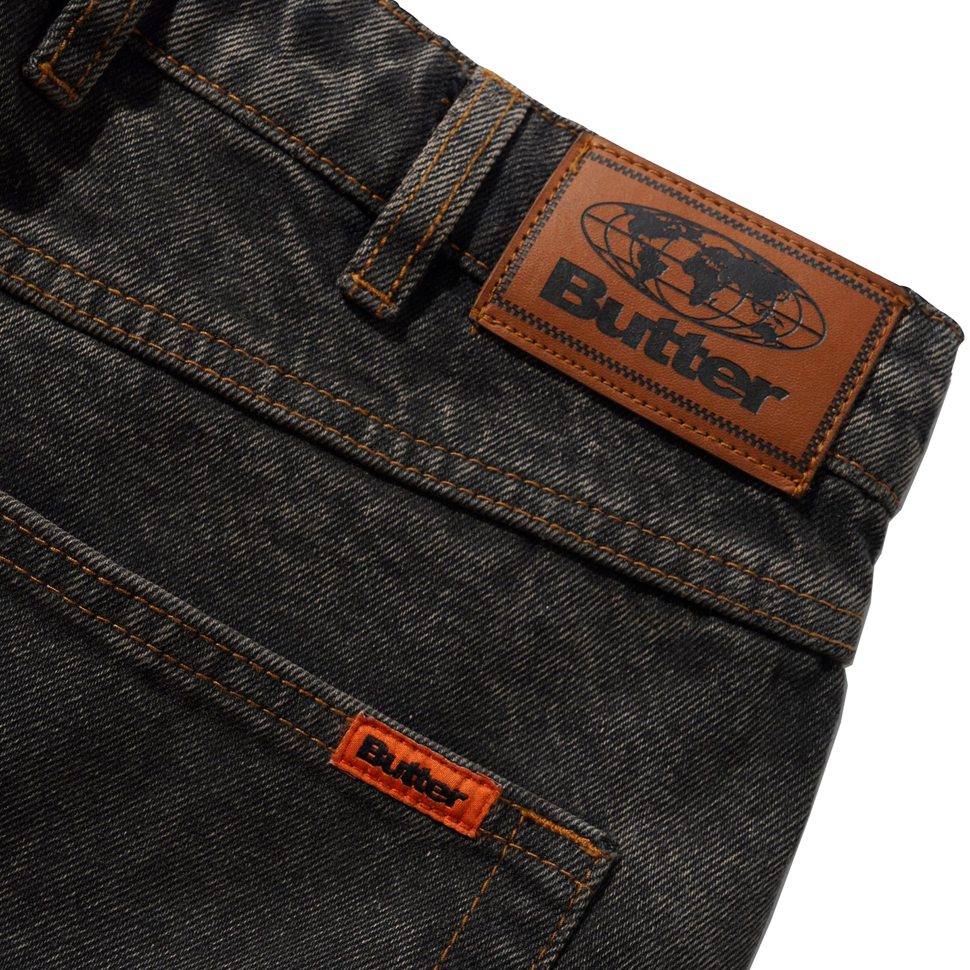 Butter Goods Relaxed Denim Jeans Faded Charcoal