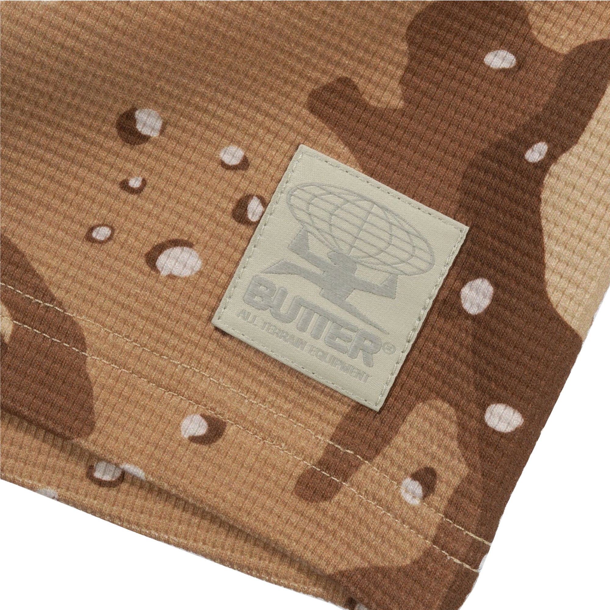 Butter Goods Waffle L/S Top Desert Camo